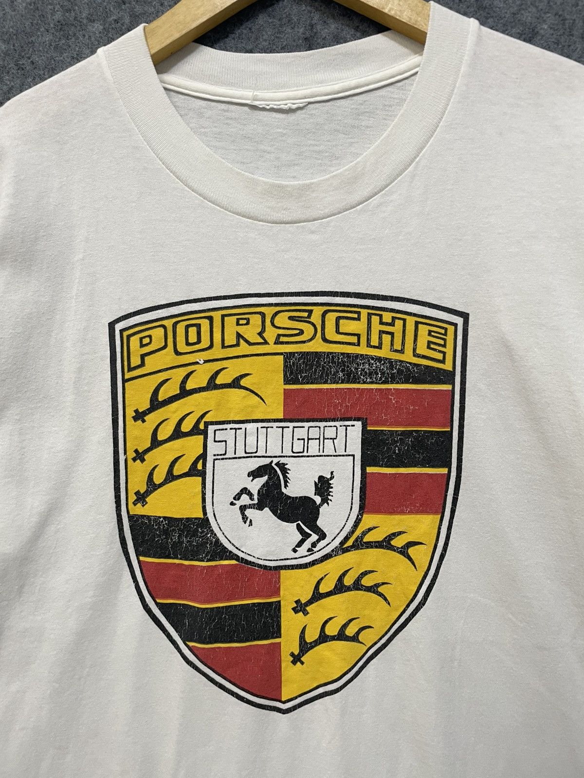Vintage Vintage Porsche T-Shirt Size US L / EU 52-54 / 3 - 2 Thumbnail