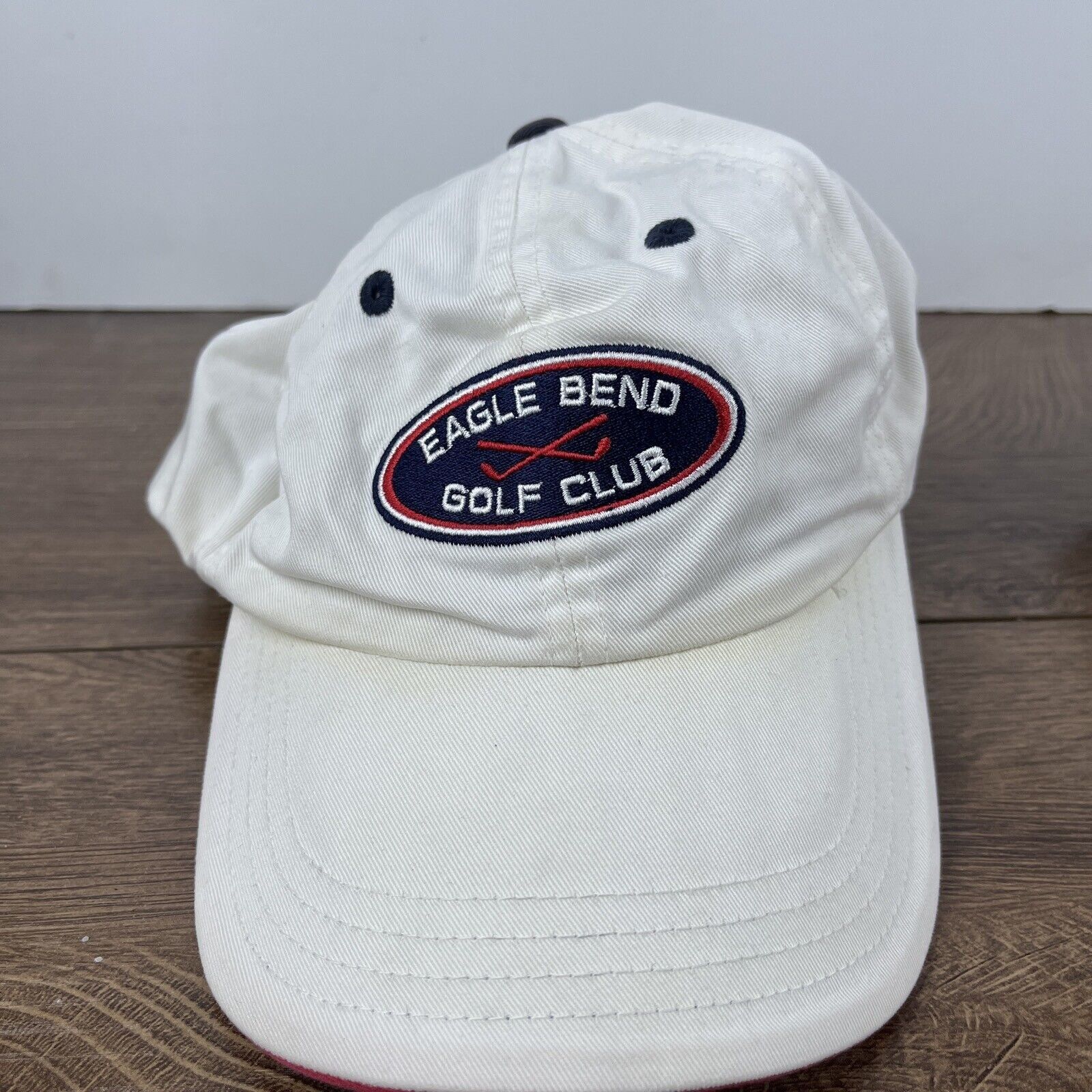 Other Eagle Bend Golf Club Hat Eagle Bend White Hat Adjustable Adu Size ONE SIZE - 4 Thumbnail