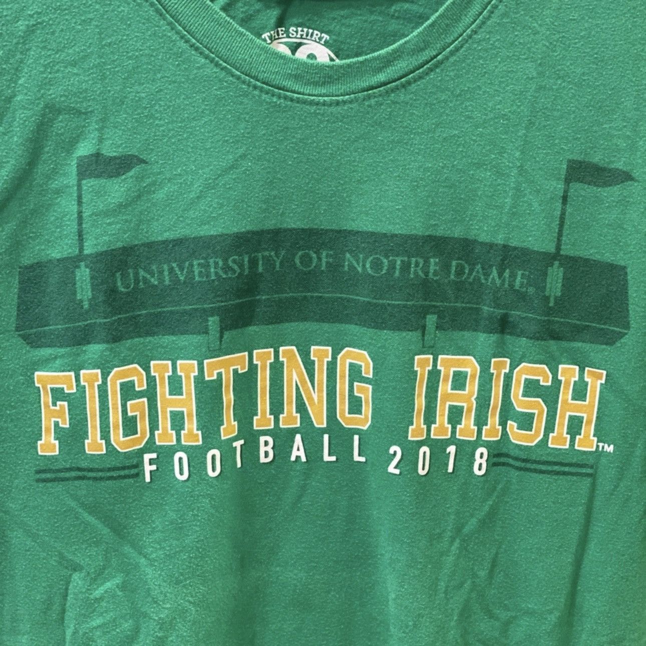 Vintage Limited edition Notre Dame Football Tshirt 2018 Fighting Size US S / EU 44-46 / 1 - 3 Thumbnail