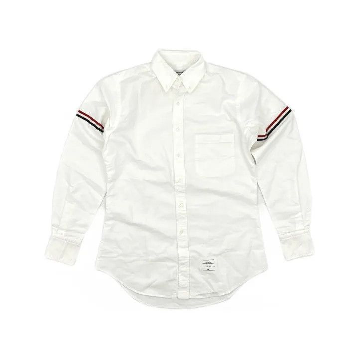 Thom Browne Thom Browne Classic Long Sleeve Oxford Shirt -2507 Size US S / EU 44-46 / 1 - 1 Thumbnail