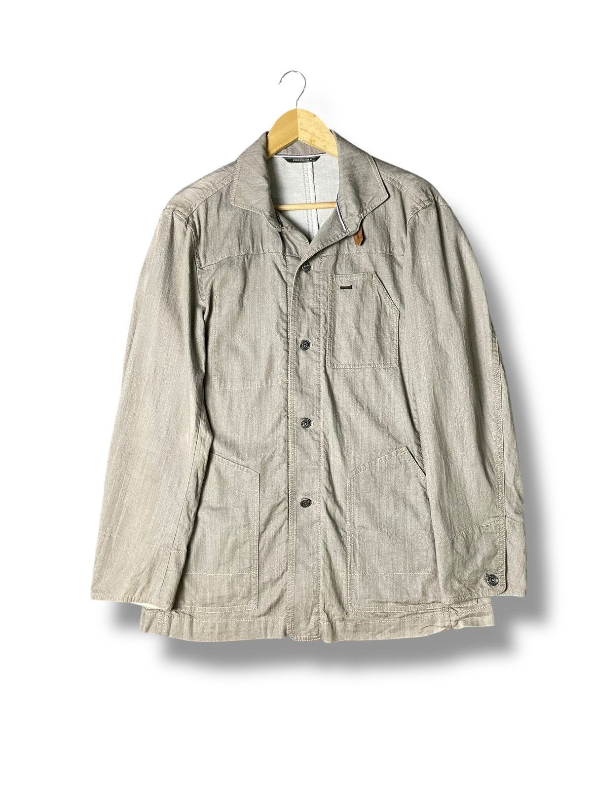 Japanese Brand × Vintage Crocodile Brand Button Jacket (61) Size US L / EU 52-54 / 3 - 1 Thumbnail