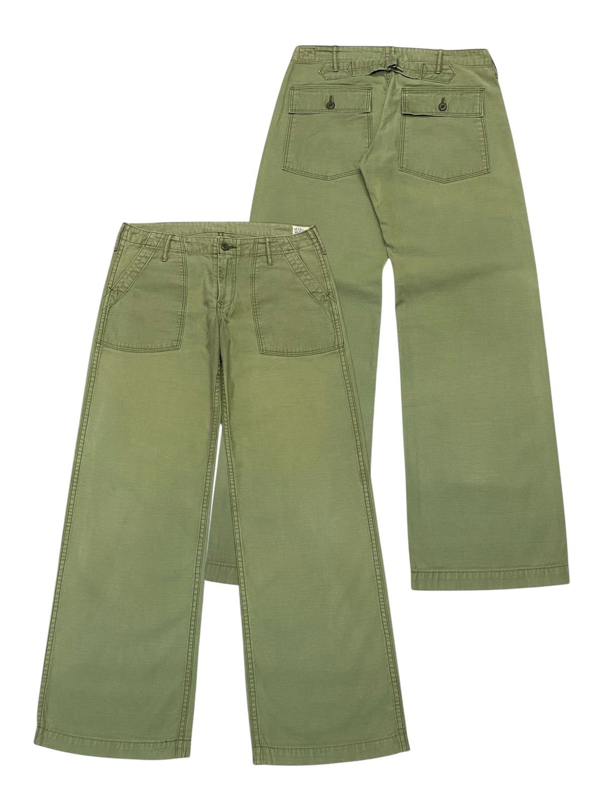 Vintage OrSlow Baker Pants Wide Leg Pants