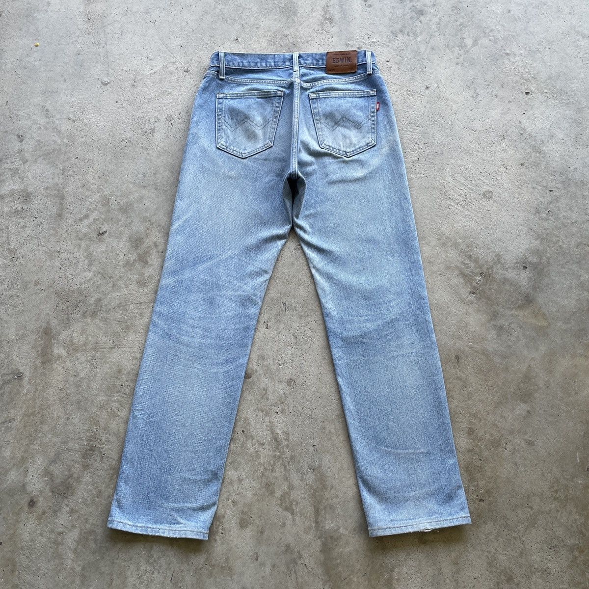 Edwin W32x31 Vintage Edwin 403 Japan Jeans Lightwashed Denim Pants Size US 32 / EU 48 - 11 Thumbnail