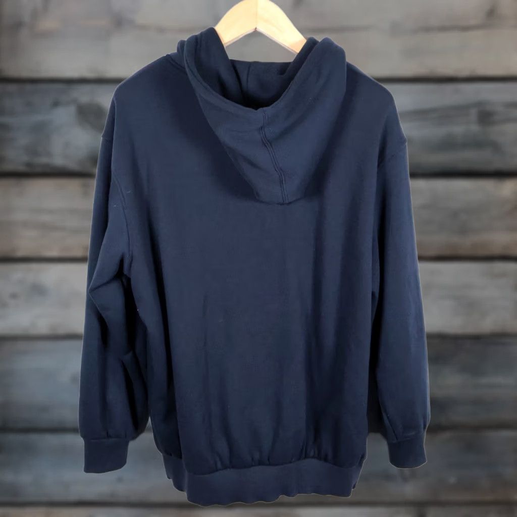 Vintage Old Mill Men's Medium Blue Thermal Lined Zip Hoodie Sweatshirt Size US M / EU 48-50 / 2 - 1 Thumbnail