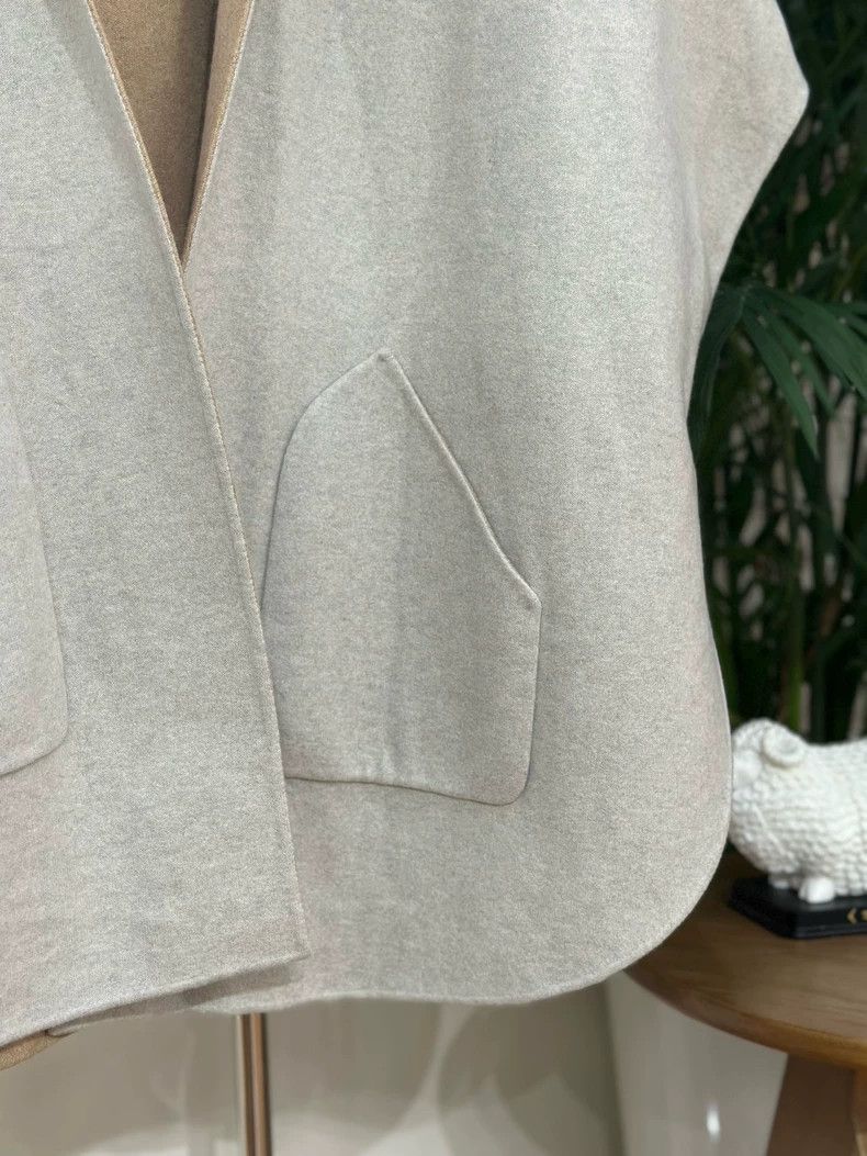 Loro Piana LORO PIANA Double-faced cloak jacket Size S / US 4 / IT 40 - 8 Thumbnail