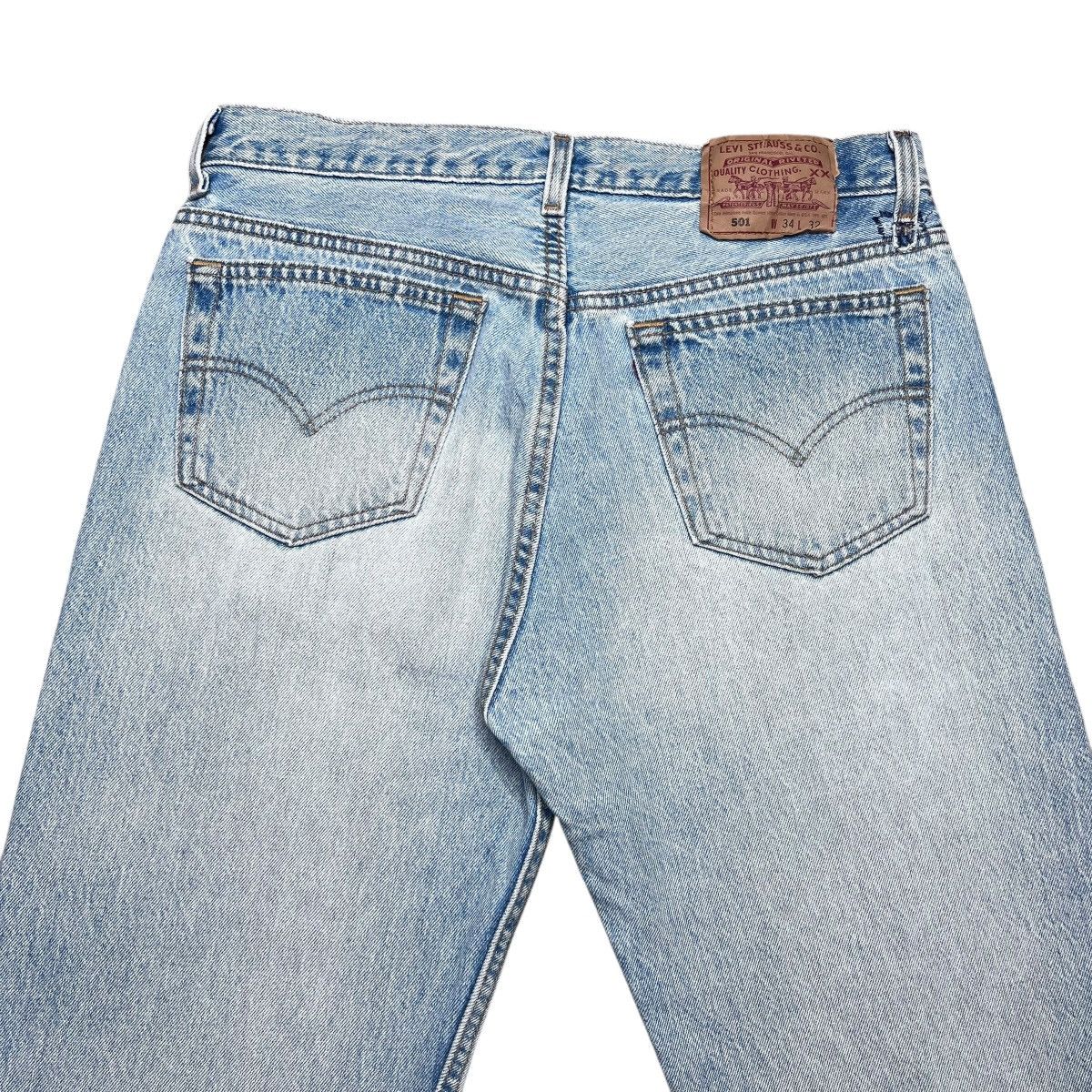 Levi's Vintage 1990s Levi’s 501 Button Fly Made In USA Denim Jeans Size US 32 / EU 48 - 12 Thumbnail