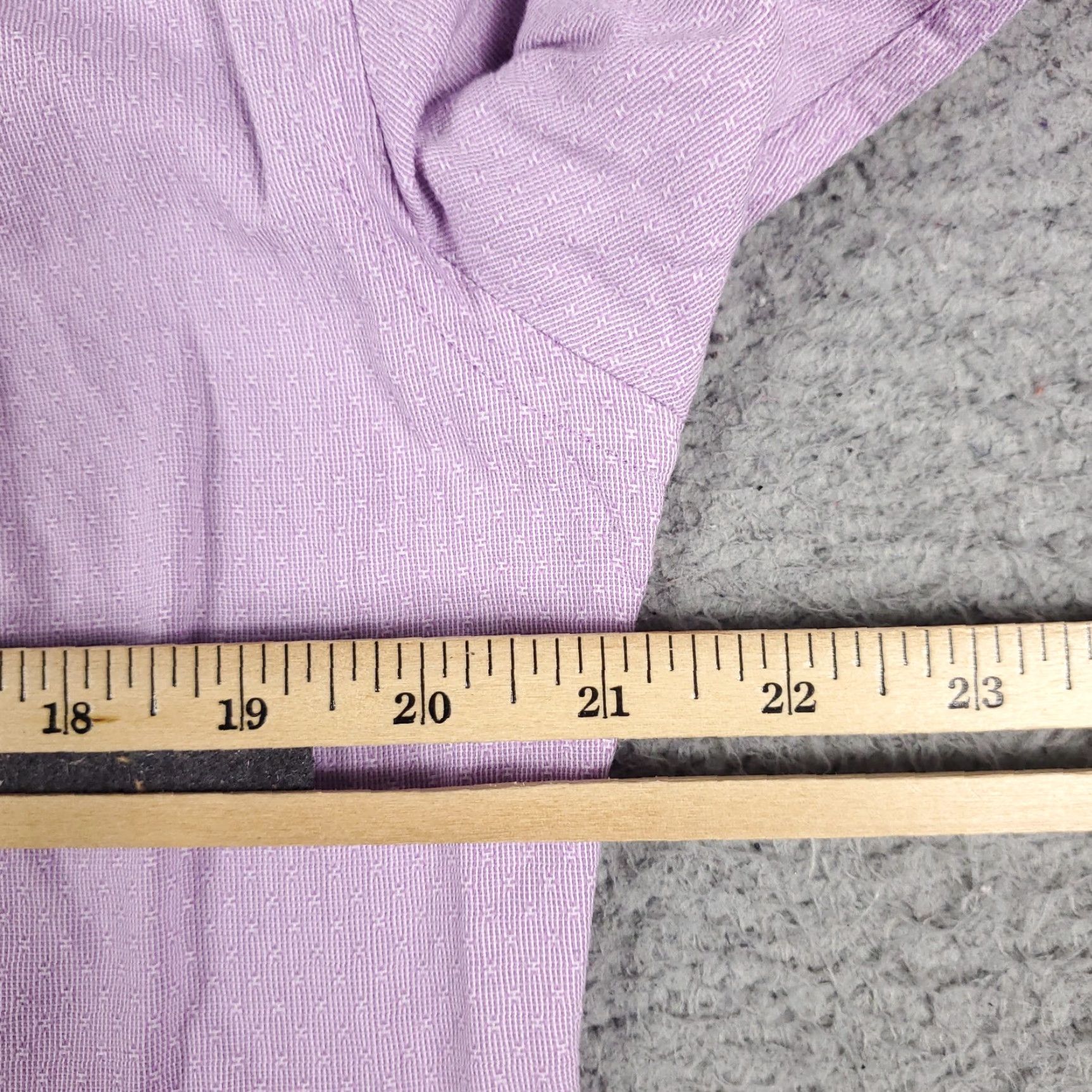 Ben Sherman Ben Sherman Shirt Mens Medium Purple Casual Button Up Long Sleeve Size US M / EU 48-50 / 2 - 5 Thumbnail