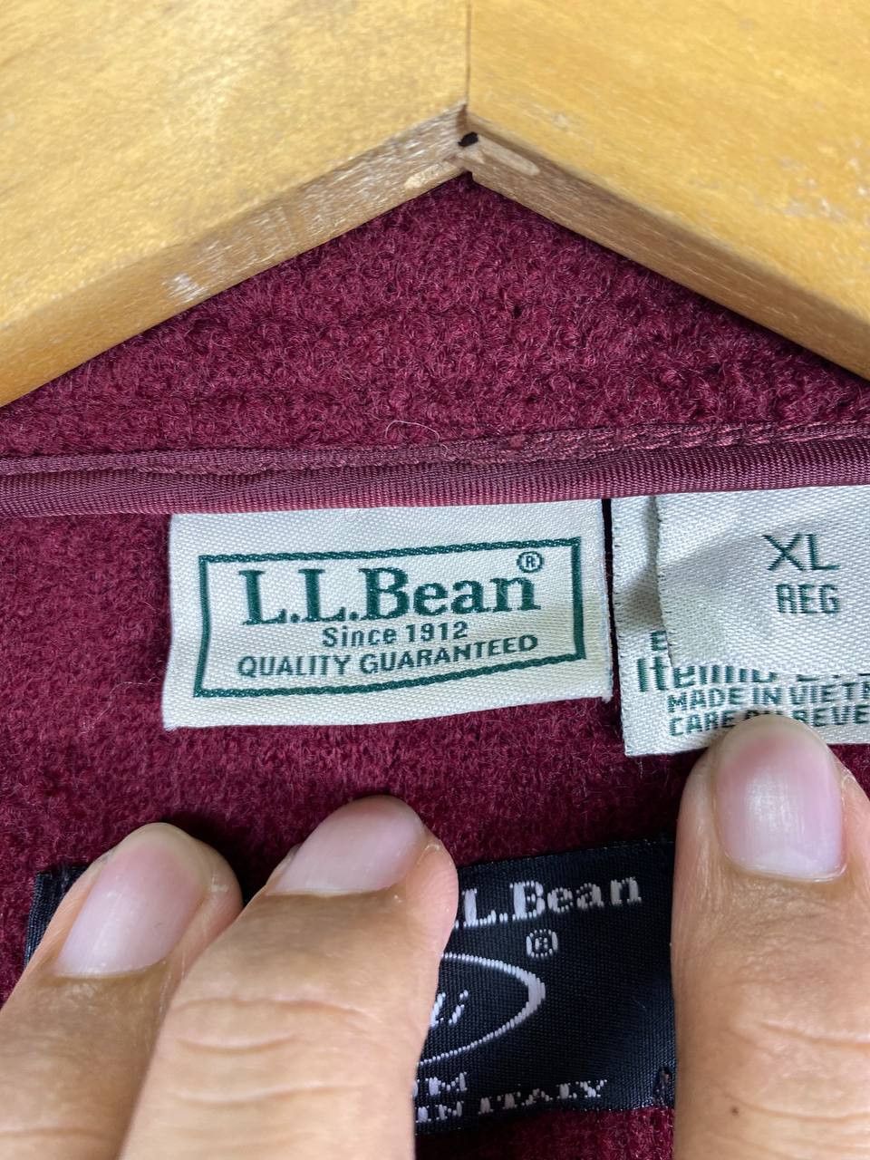 L.L. Bean ll bean fabric by bellandi italy wool jacket nice design Size US XL / EU 56 / 4 - 5 Thumbnail