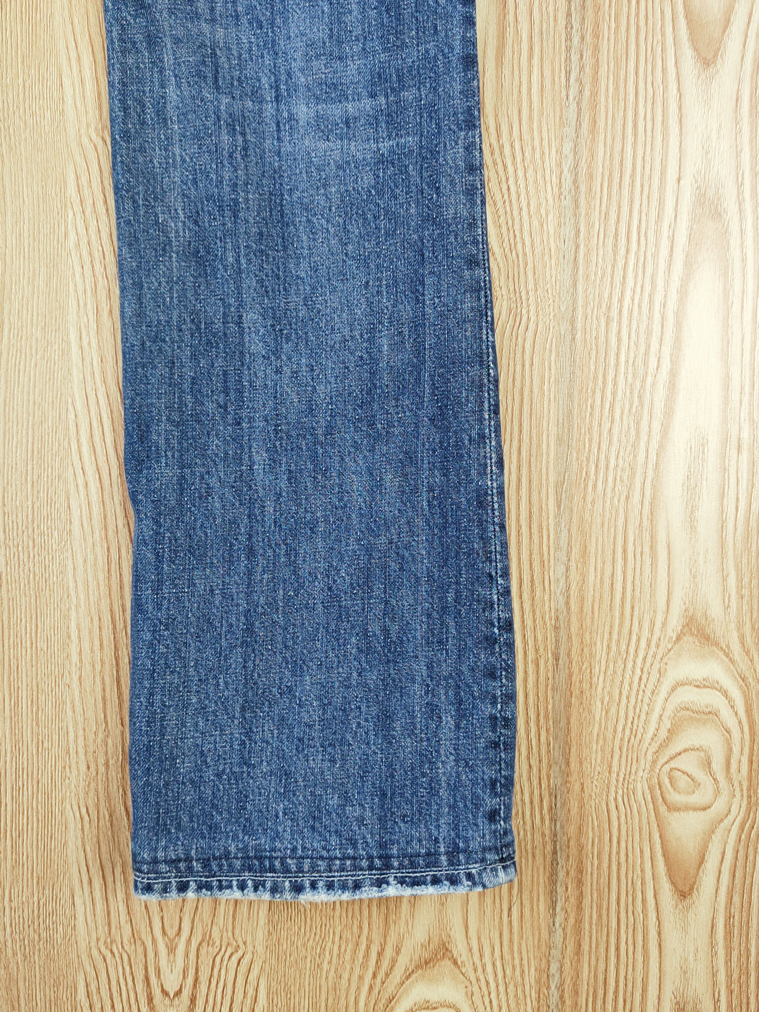 Japanese Brand × Vintage Nii Blue Distressed Ripped Jeans #W891 Size 29" - 12 Thumbnail