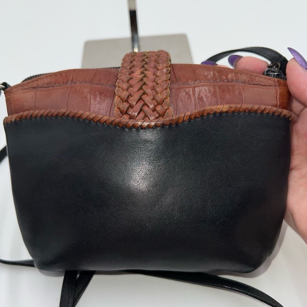 Brighton Brighton Vintage Crossbody Bag with Braided Leather (see pics and description ) Size ONE SIZE - 9 Thumbnail