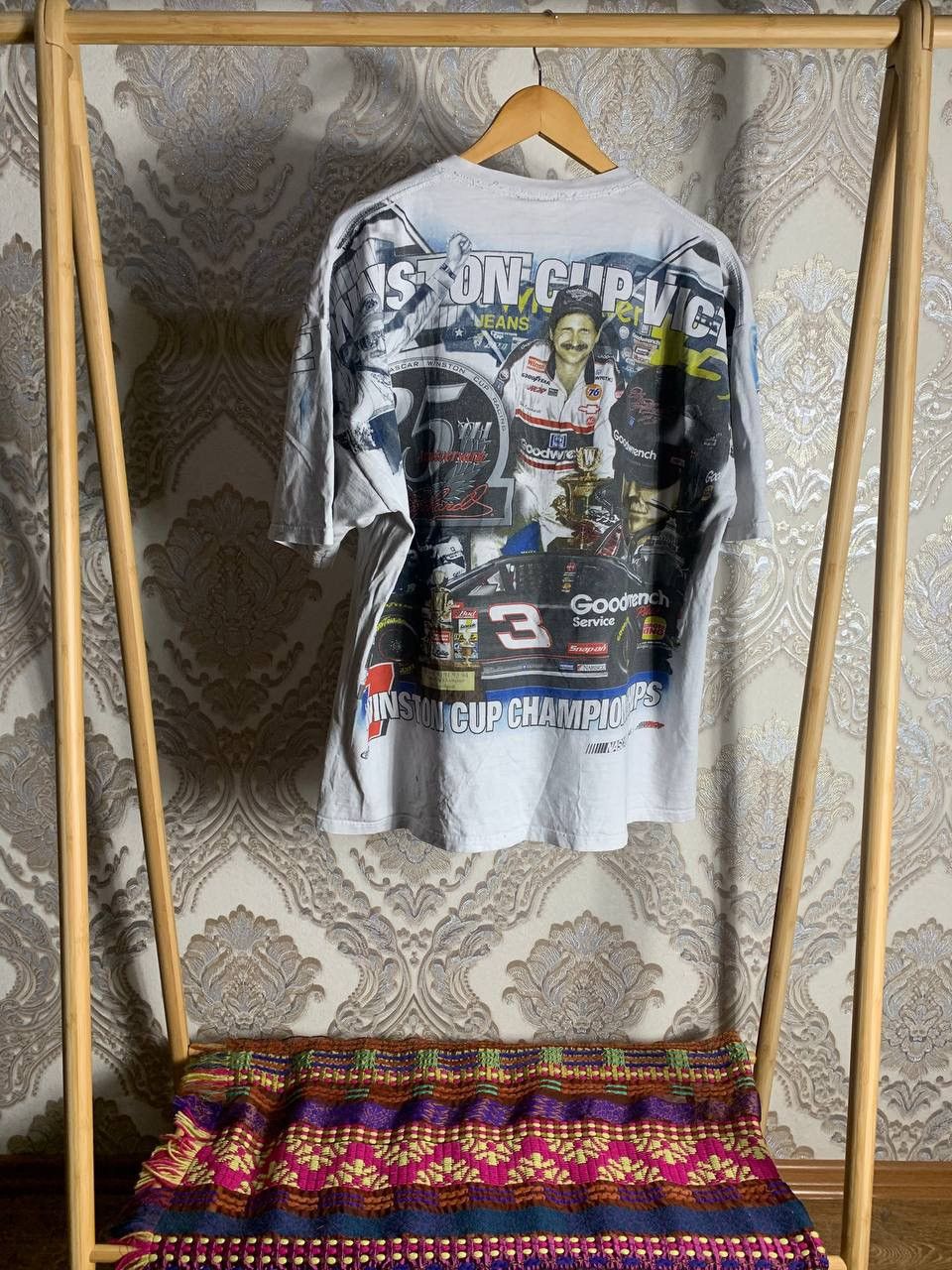 NASCAR × Vintage VERY RARE DALE EARNHARDT WINSTON CUP CHAMPIONSHIP 90s Y2K Size US XL / EU 56 / 4 - 9 Thumbnail