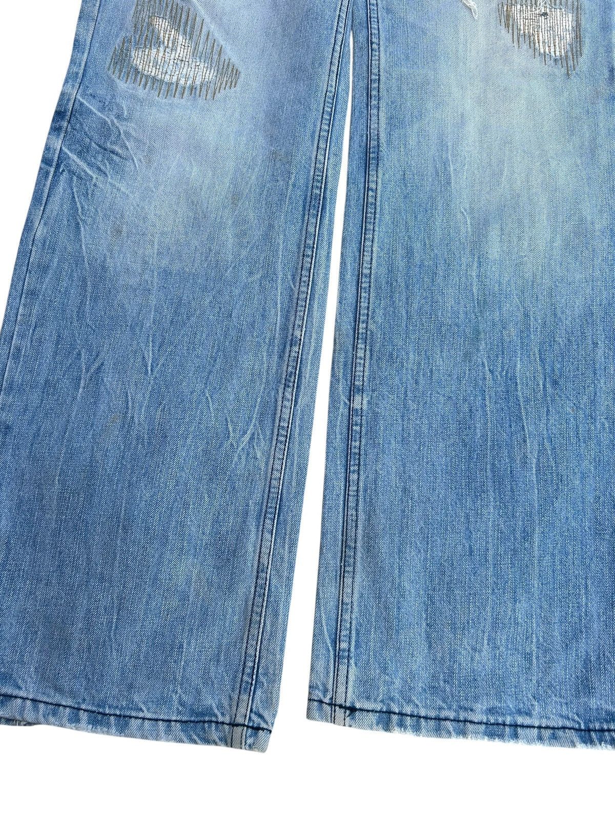 Kapital Red Pepper Japan Studded Snake Skin pocket Distressed Denim Size US 34 / EU 50 - 18 Thumbnail