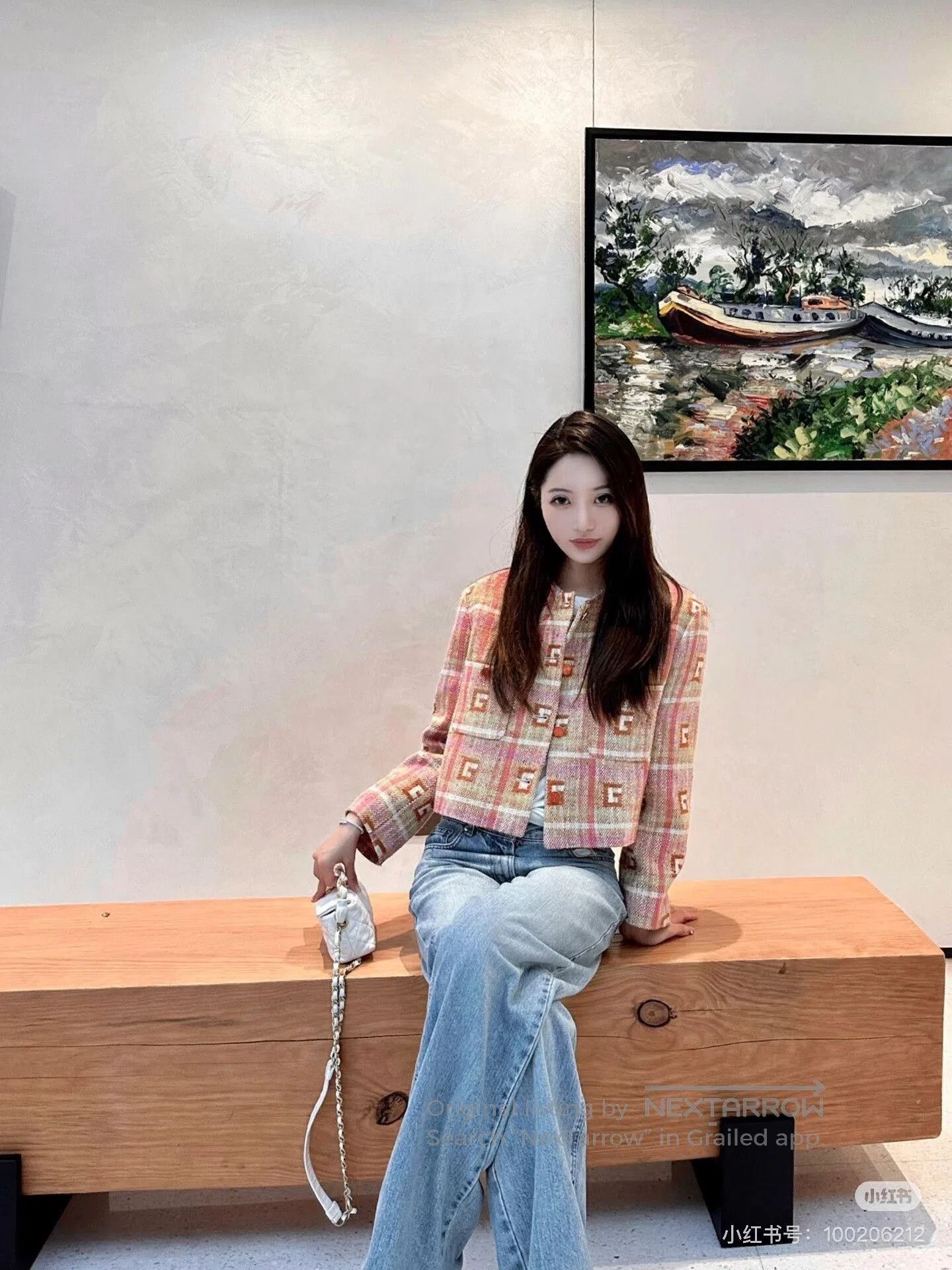 Gucci Gucci Colorful Tweed Jacket. Size S / US 4 / IT 40 - 6 Thumbnail