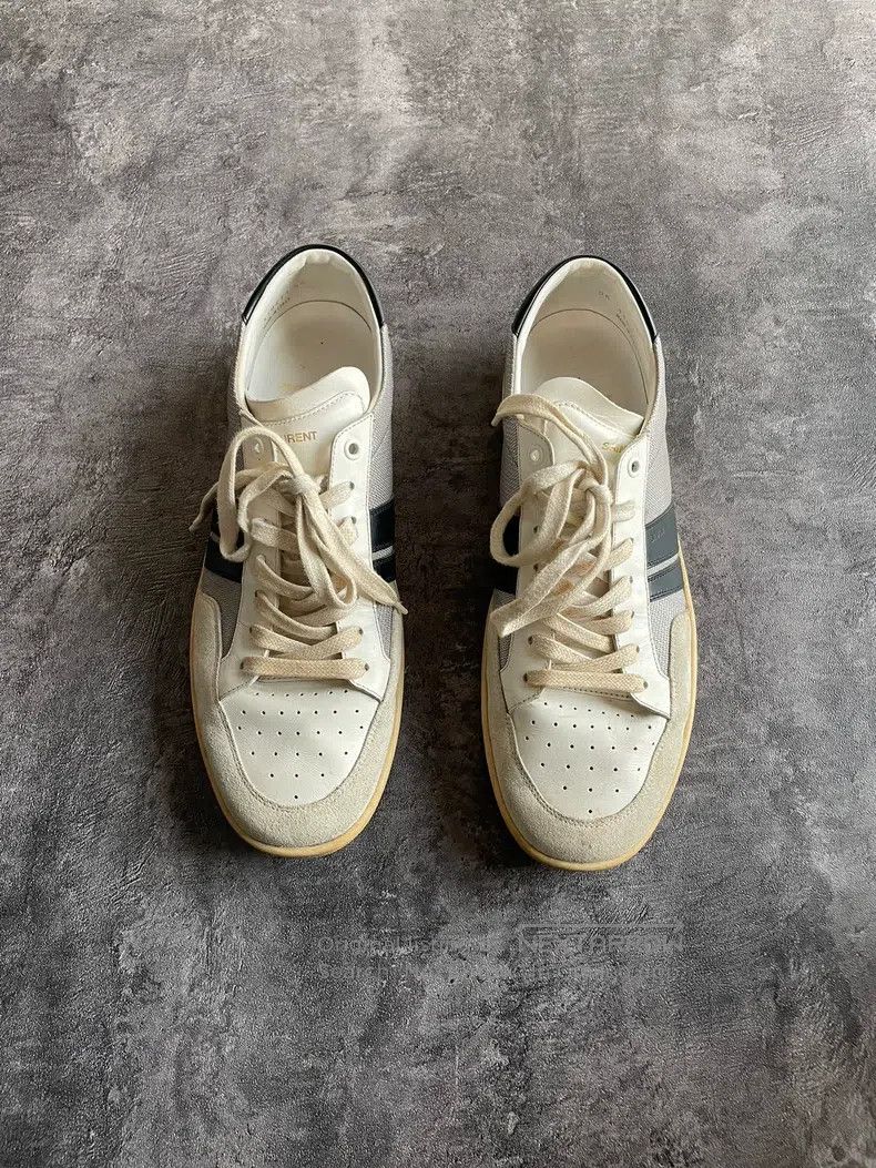 Saint Laurent Paris Saint Laurent Paris Patchwork Sneakers Size US 11 / EU 44 - 3 Thumbnail
