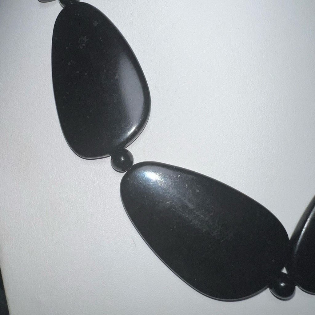 Vintage Vintage Modernist Plastic Bead Necklace Size ONE SIZE - 2 Thumbnail