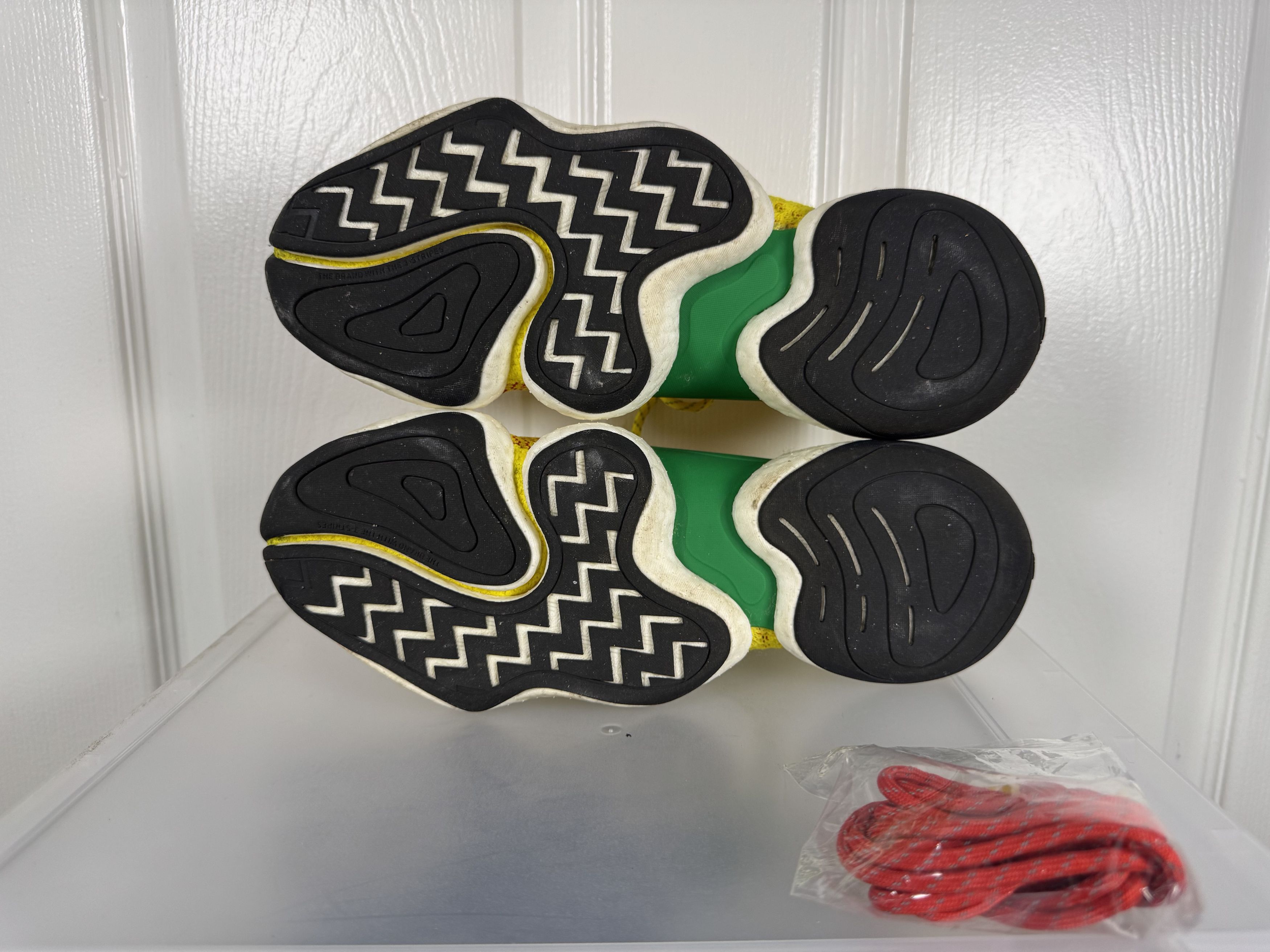 Adidas × Pharrell HUMANRACE Crazy BYW Ambition Yellow Red Size US 9.5 / EU 42-43 - 7 Thumbnail