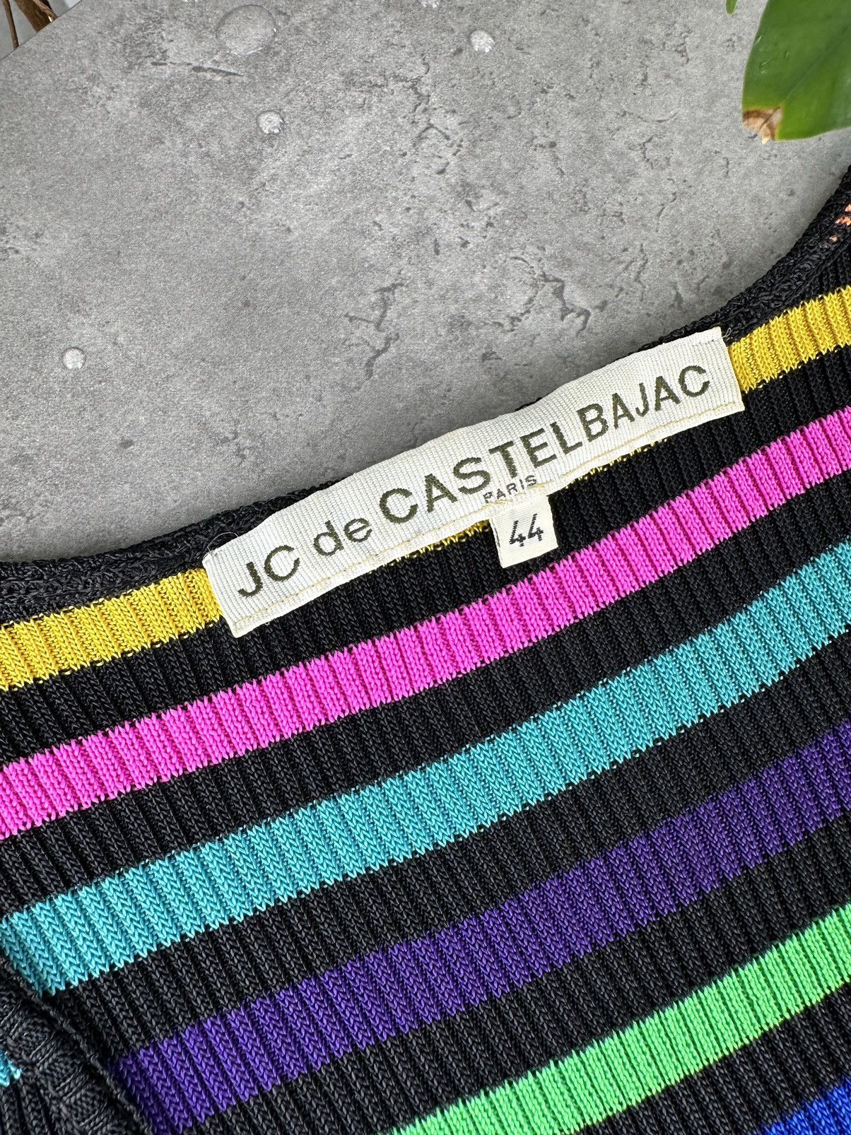 Japanese Brand JC de Castelbajac Multicolor Tank Top Size M / US 6-8 / IT 42-44 - 2 Thumbnail