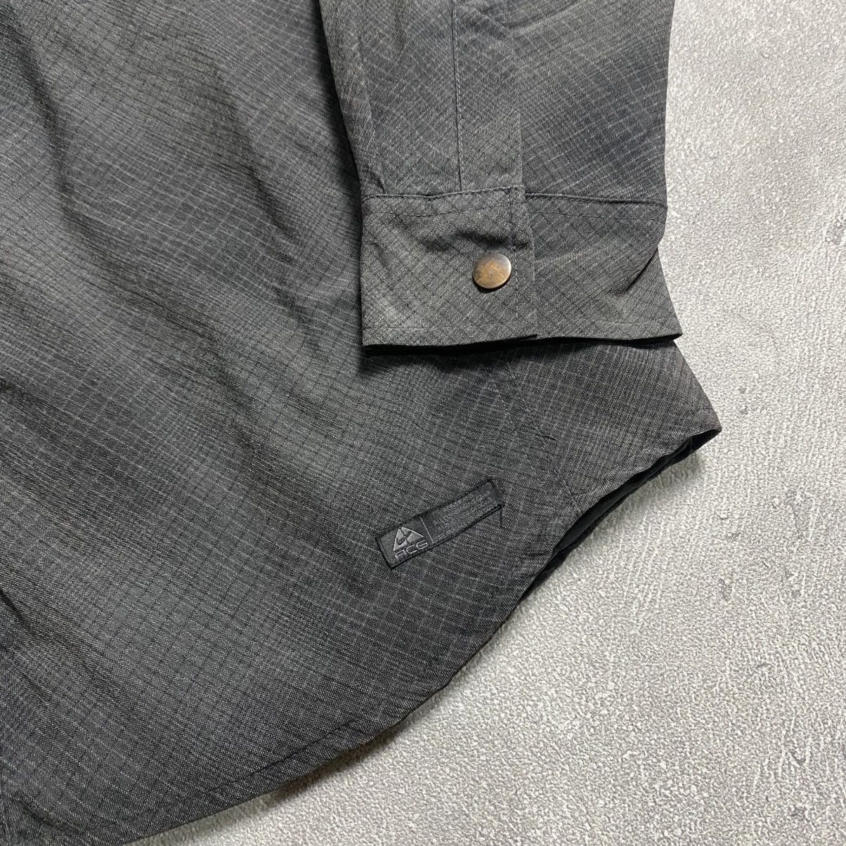 Nike ACG Nike ACG Black Plaid Snap Jacket Quit Lined Collared Size US M / EU 48-50 / 2 - 5 Thumbnail