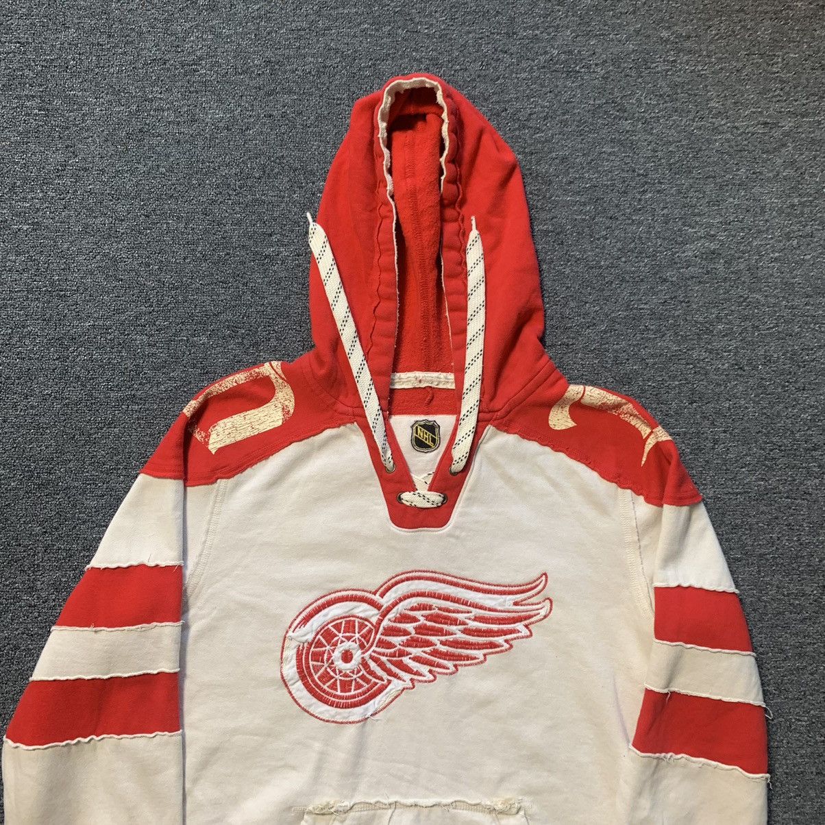 NHL Vintage 90s Detroit Redwings Embroidered logo nhl hoodie y2k Size US M / EU 48-50 / 2 - 3 Thumbnail