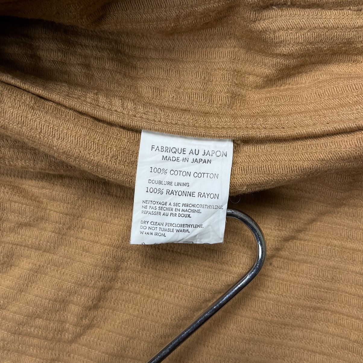 Vintage × Yohji Yamamoto Vintage 90s Y’s for men yohji Yamamoto corduroy coat jacket Size US L / EU 52-54 / 3 - 6 Thumbnail