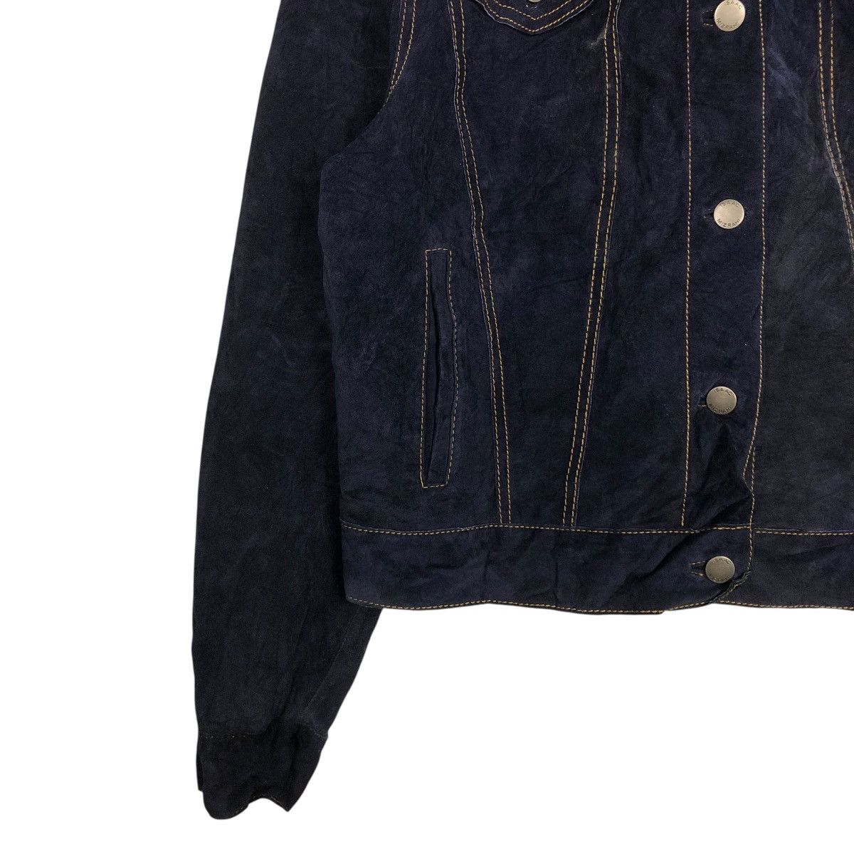 Isaac Mizrahi 🔥VINTAGE CROPPED GENUINE LEATHER JACKET BIKER ISAAC MIZRAHI Size L / US 10 / IT 46 - 5 Thumbnail