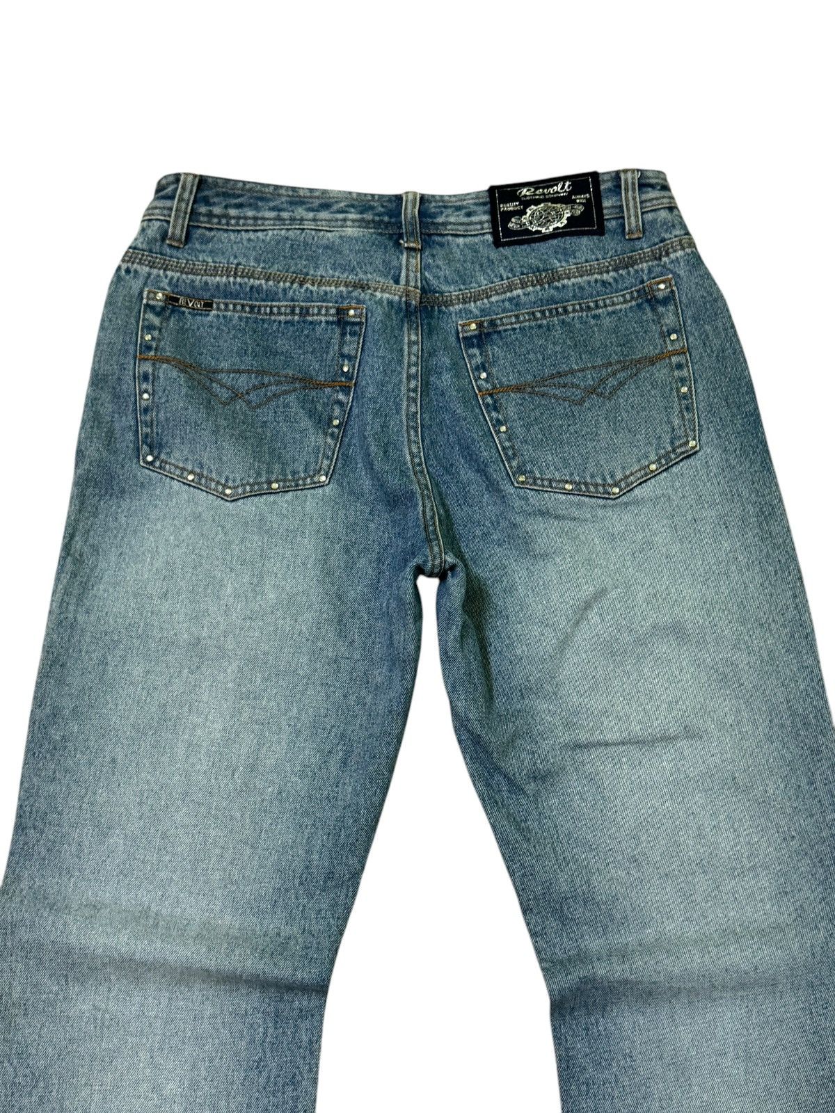 Hysteric Glamour × If Six Was Nine × Le Grande Bleu (L.G.B.) Flared REVOLT Studded Design Boot Cut Denim Size US 30 / EU 46 - 7 Thumbnail