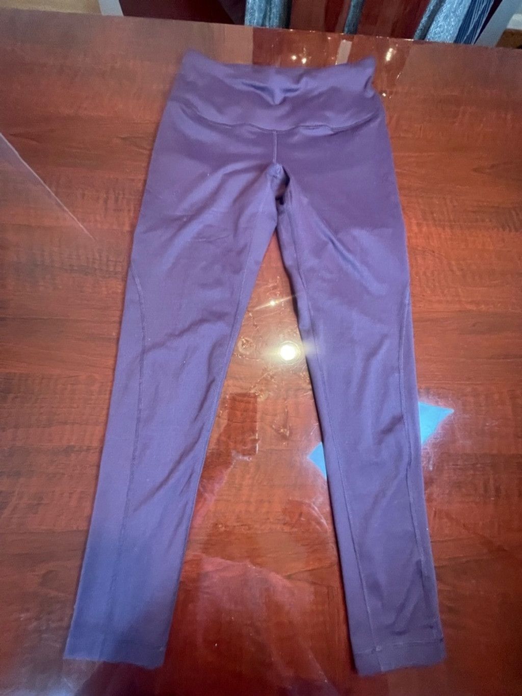 Other Yogalicious Plum Mesh Detail Leggings Size M Performance Size 28" / US 6 / IT 42 - 3 Thumbnail