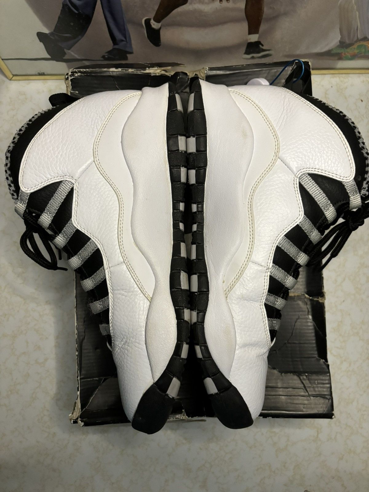 Jordan Brand Air Jordan 10 Retro 2013 Steel 2013 Size US 10 / EU 43 - 3 Thumbnail