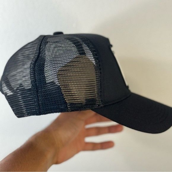 Designer NEW TOOL PATCH BLACK TRUCKER MESH CAP HAT Size ONE SIZE - 2 Thumbnail