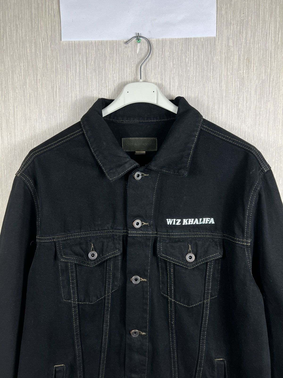 Wiz Khalifa Vintage Wiz Khalifa fan denim jacket print weed joint blunts Size US L / EU 52-54 / 3 - 3 Thumbnail