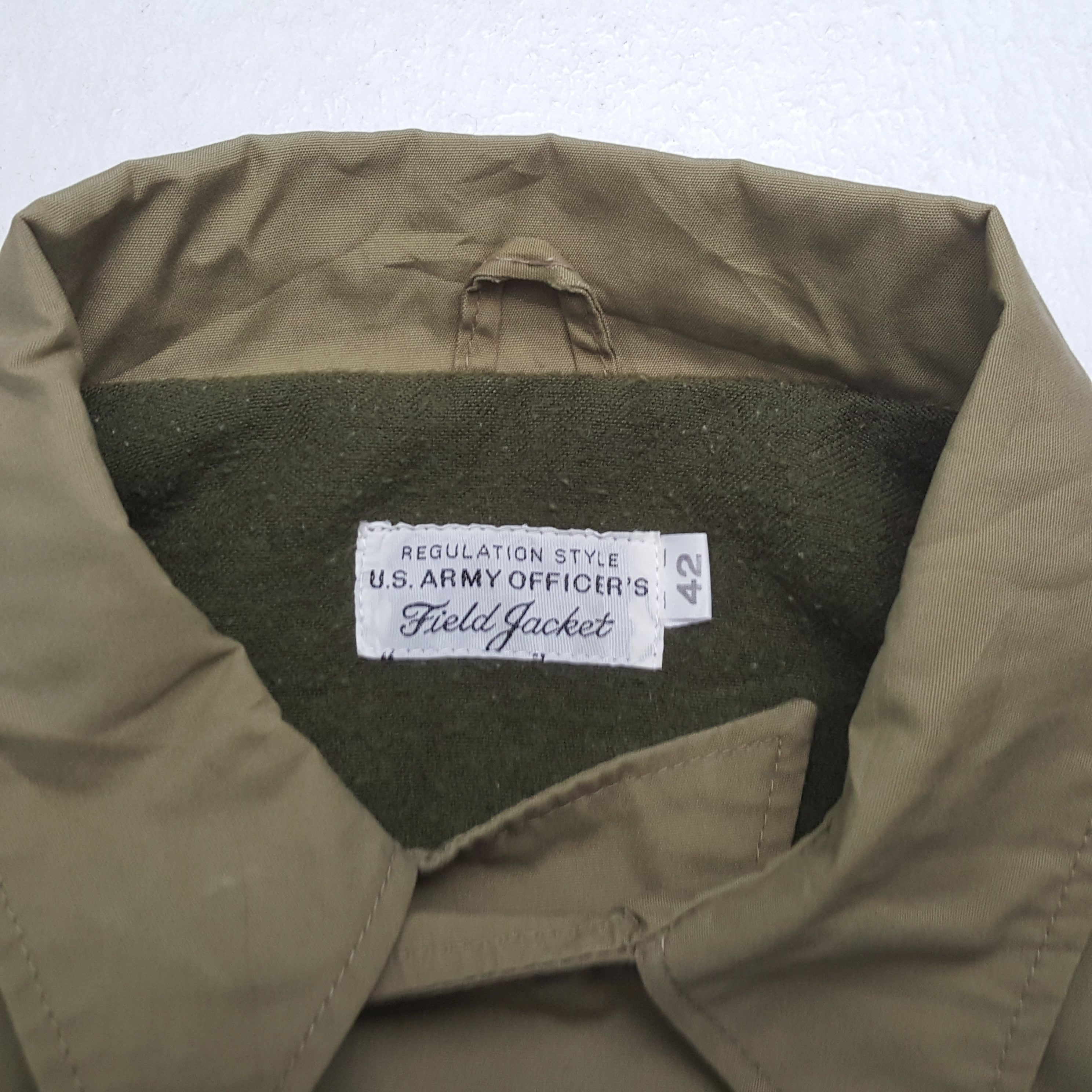 Vintage Army Officers Field Jacket RR19 Size US L / EU 52-54 / 3 - 6 Thumbnail