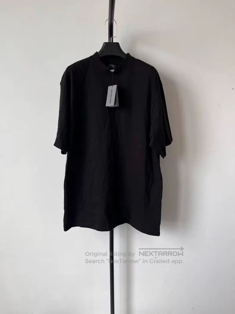 Balenciaga Balenciaga Solid Color Crystal Round Neck Short Sleeve T-S Size US S / EU 44-46 / 1 - 2 Thumbnail