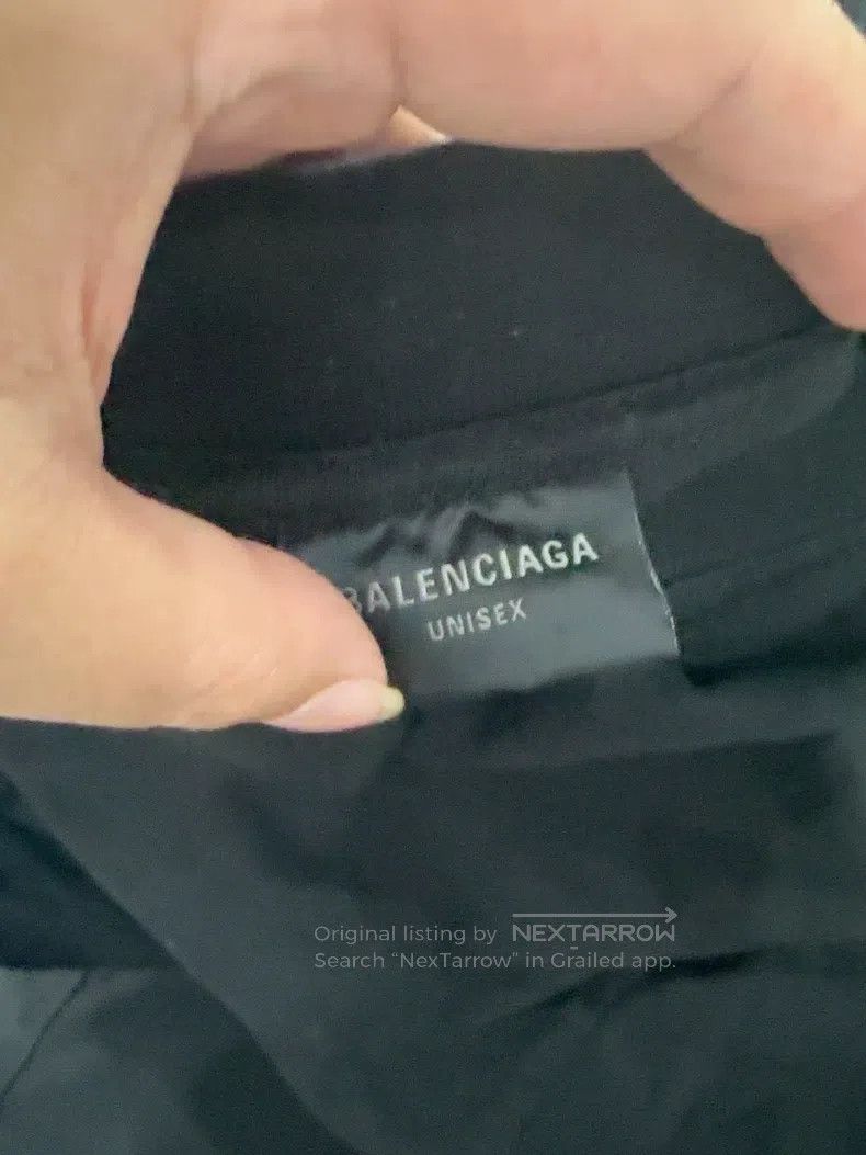 Balenciaga Balenciaga Black Shadow Lettering Short Sleeve T-Shirt Size US M / EU 48-50 / 2 - 5 Thumbnail
