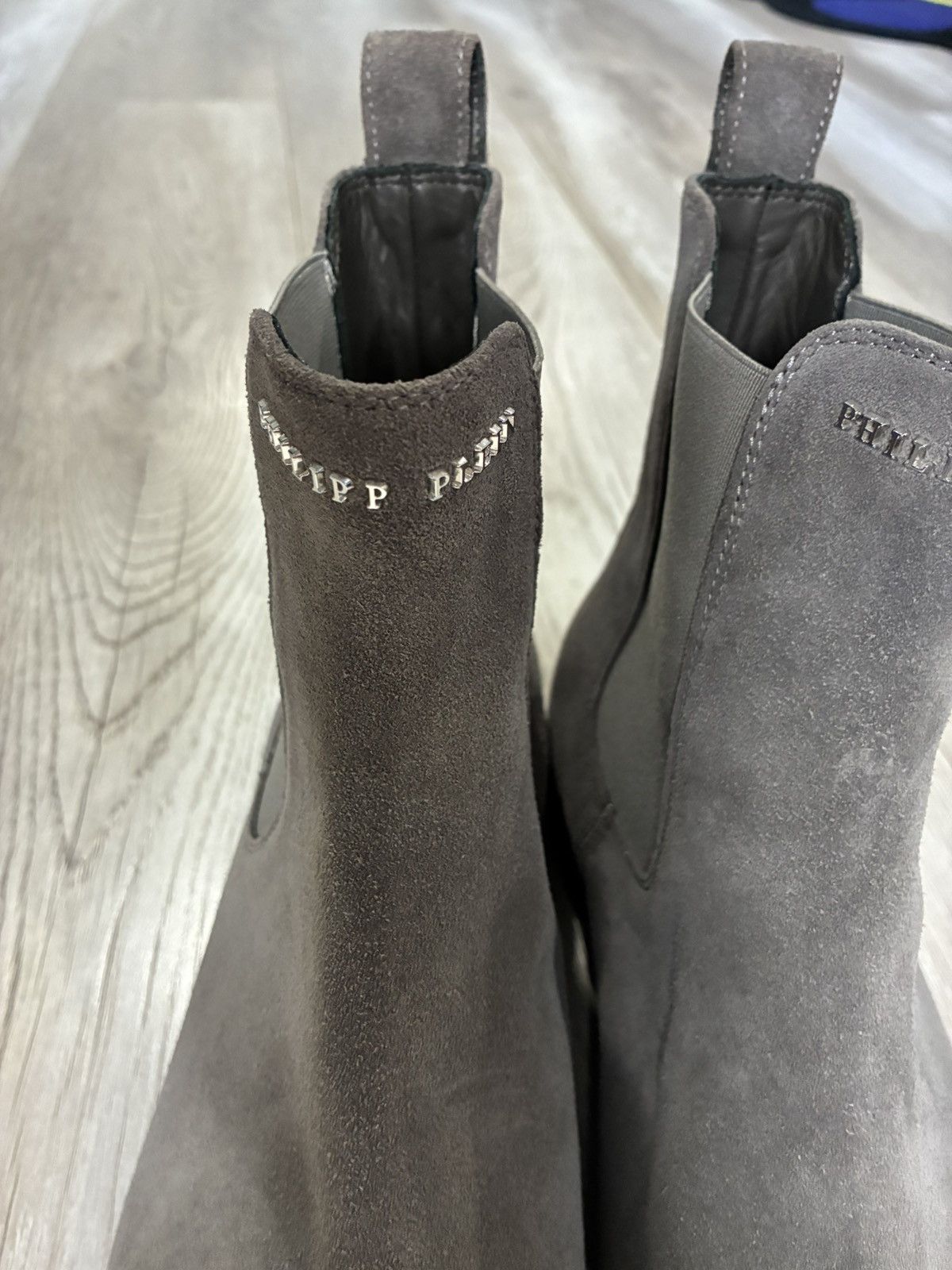 Philipp Plein Philipp Plein Chelsea Grey Boots Low Flat Size US 10 / EU 43 - 5 Thumbnail