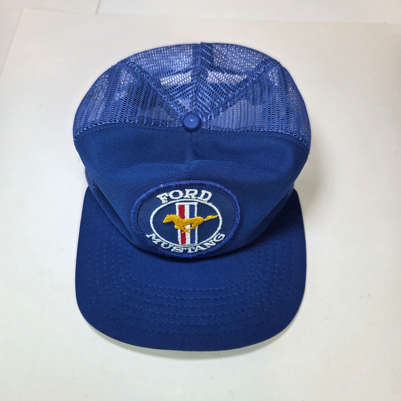 New Era Vintage New Era Ford Mustang Mesh Trucker Hat USA Made S/M Size ONE SIZE - 10 Thumbnail