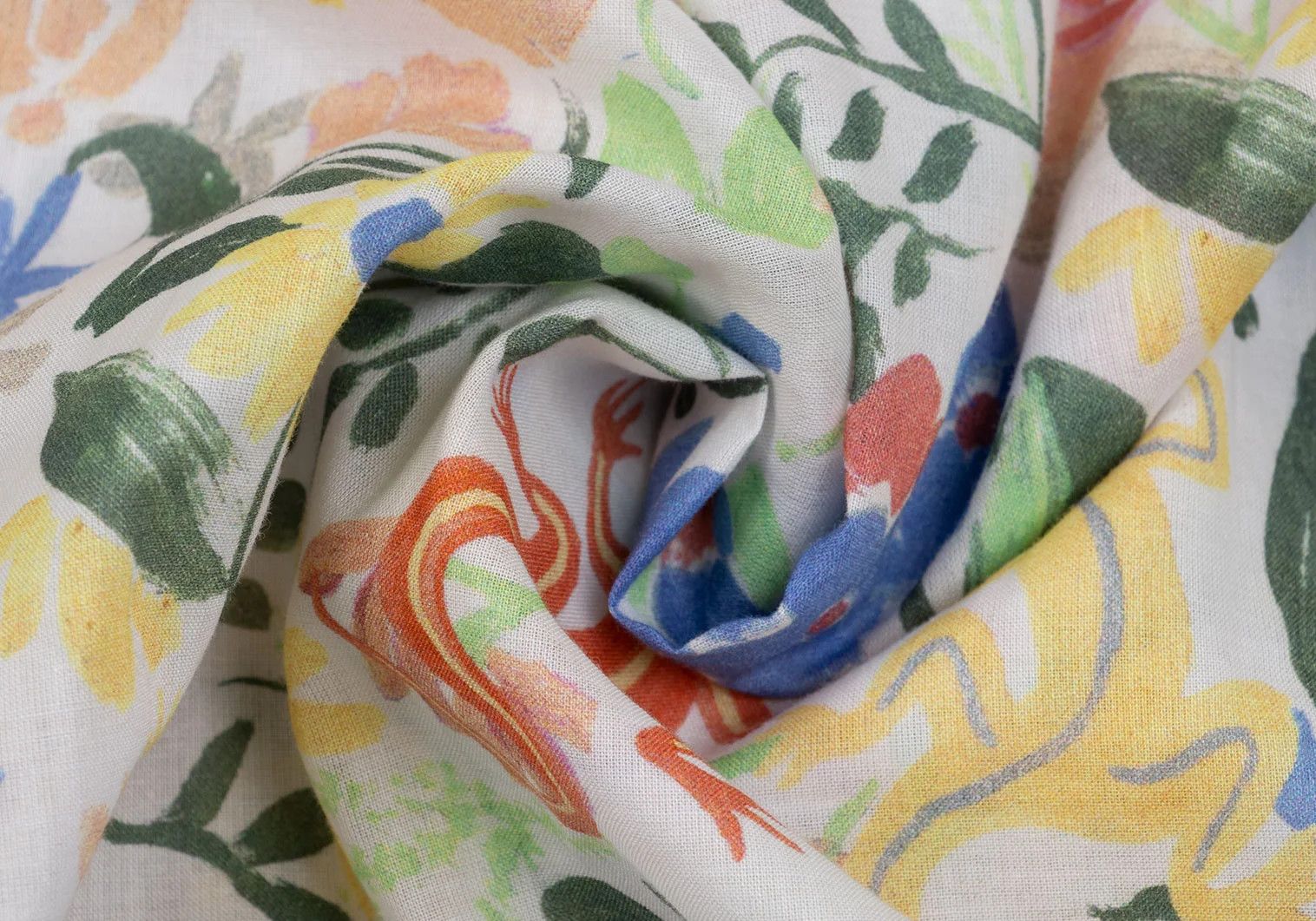 agnes b. Cotton Colorful Botanical Print Shirt Multi 40 Size US XXS / EU 40 - 11 Thumbnail