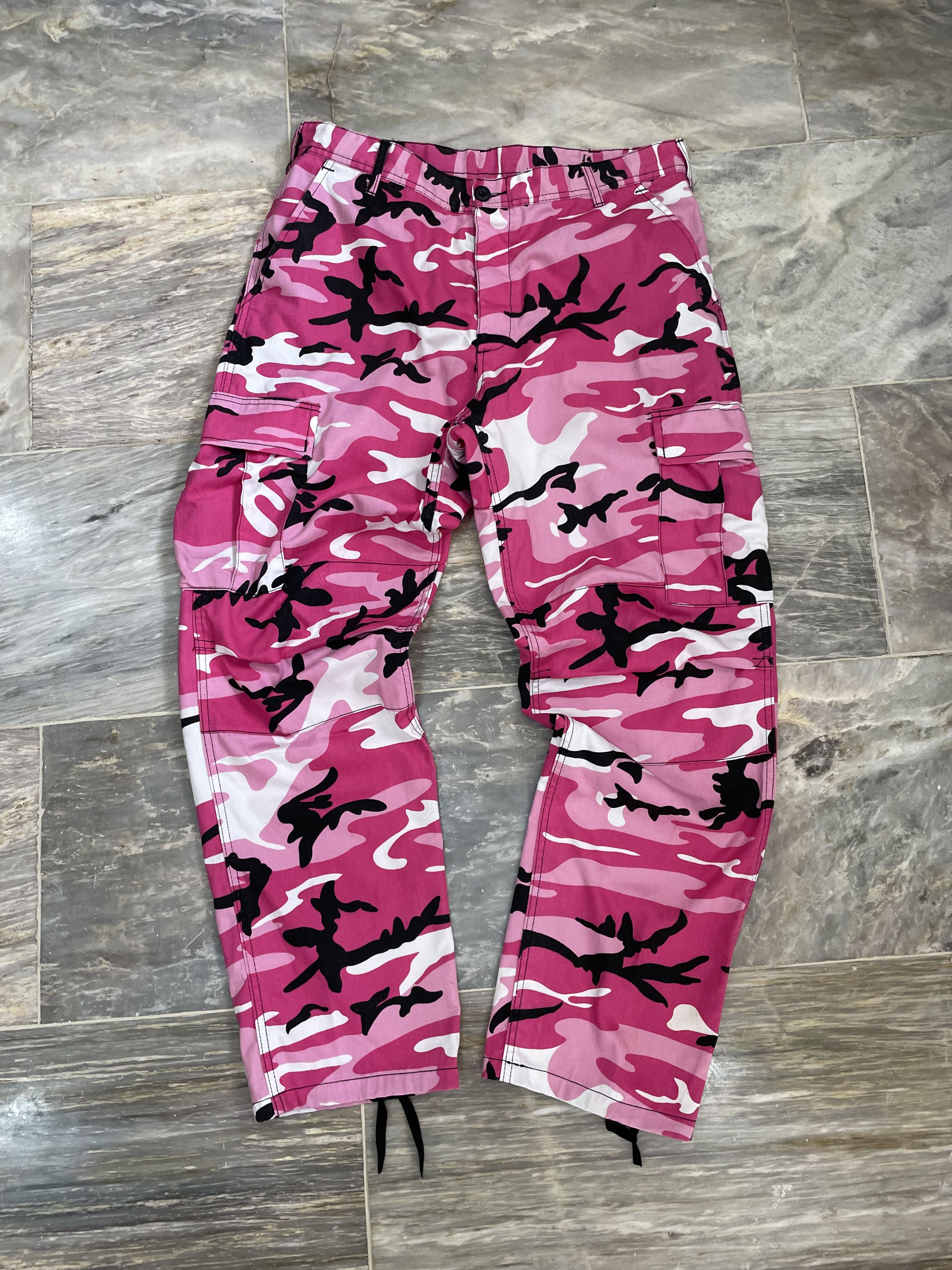 Rothco Rothco Pink Camo Cargo Pants Size US 34 / EU 50 - 1 Thumbnail