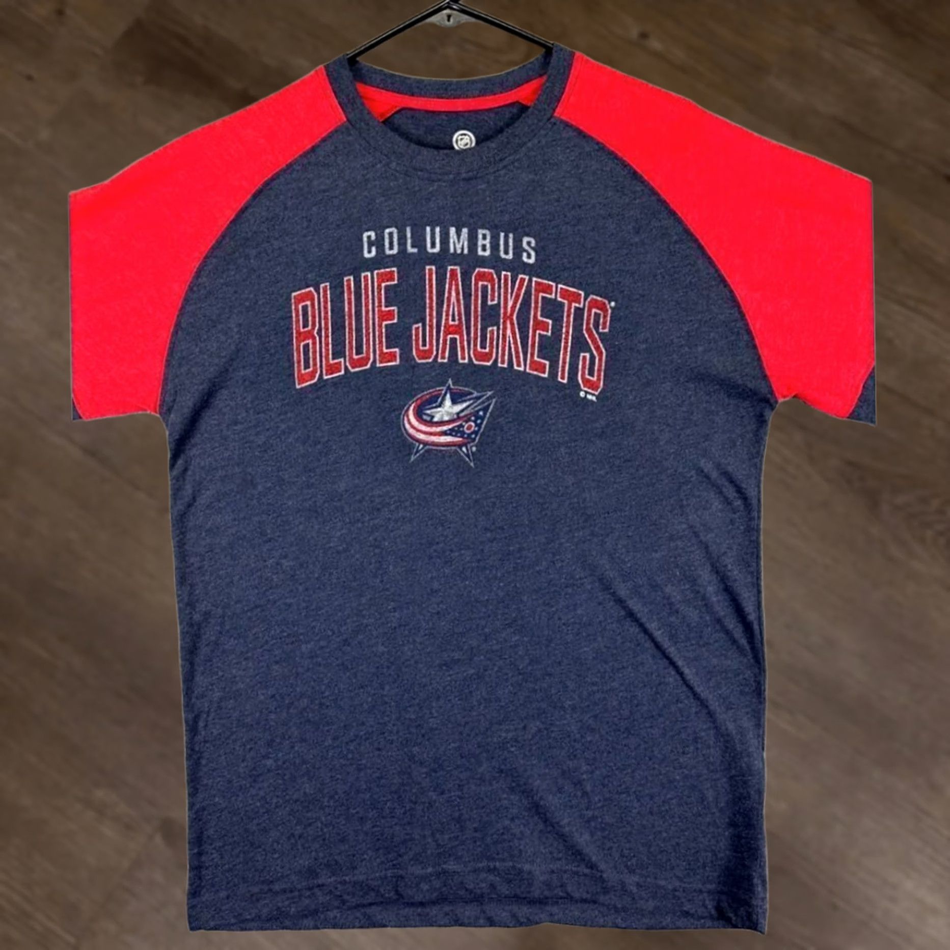 NHL VINTAGE Columbus Blue Jackets Crew Neck Sweatshirt Mens Medium Red Blue Pullover NHL Size US M / EU 48-50 / 2 - 1 Thumbnail