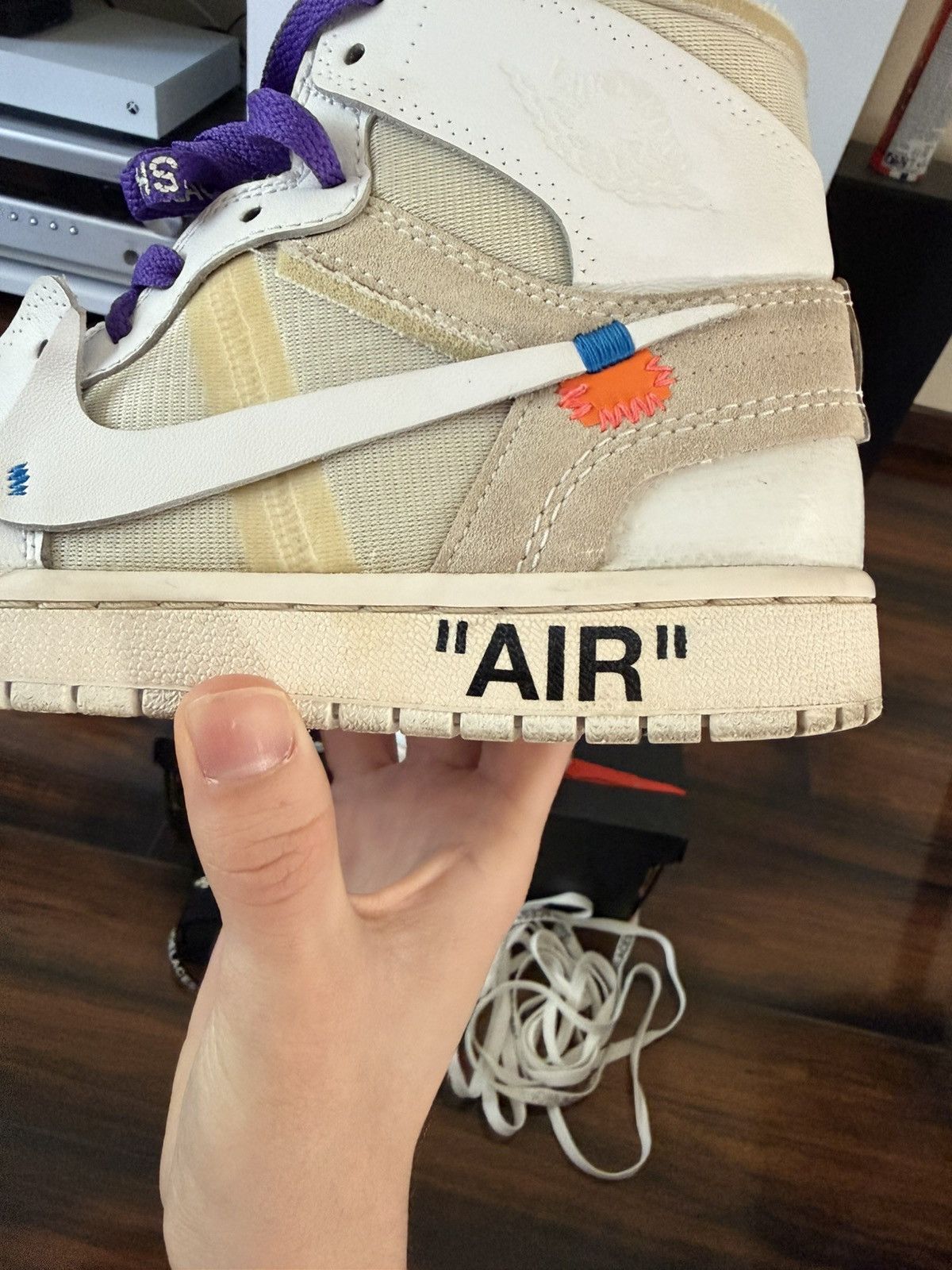 Jordan Brand × Off-White Off-White Jordan 1 NRG Size US 7.5 / EU 40-41 - 10 Thumbnail