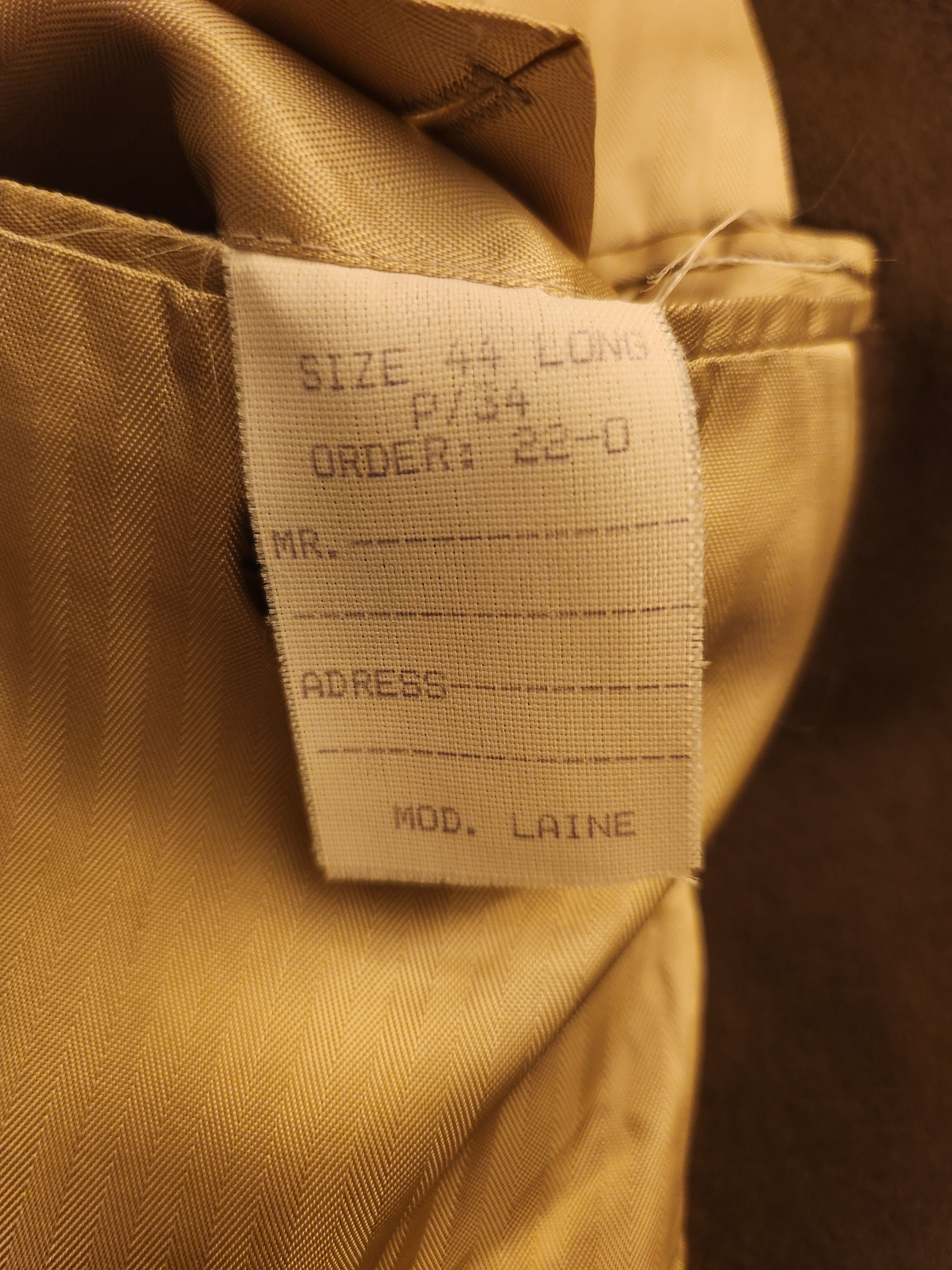 Joseph & Lyman Vintage 100% Cashmere Brown Blazer Size 44L - 6 Thumbnail