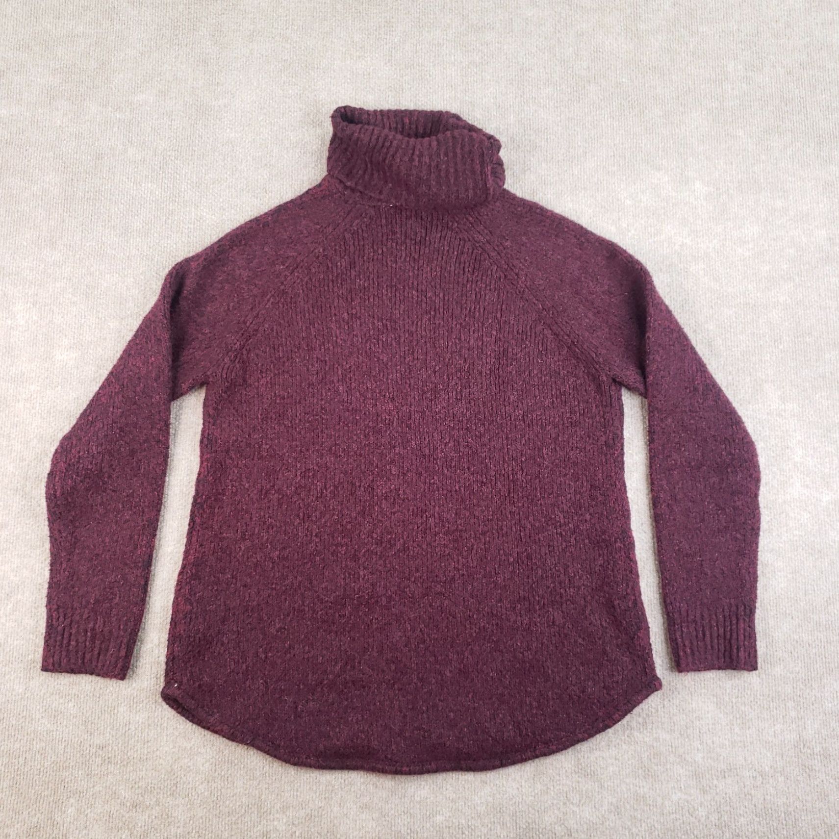 Michael Kors Michael Kors Sweater Womens Medium Red Burgundy Pullover Turtleneck Knit Stretch Size M / US 6-8 / IT 42-44 - 7 Thumbnail