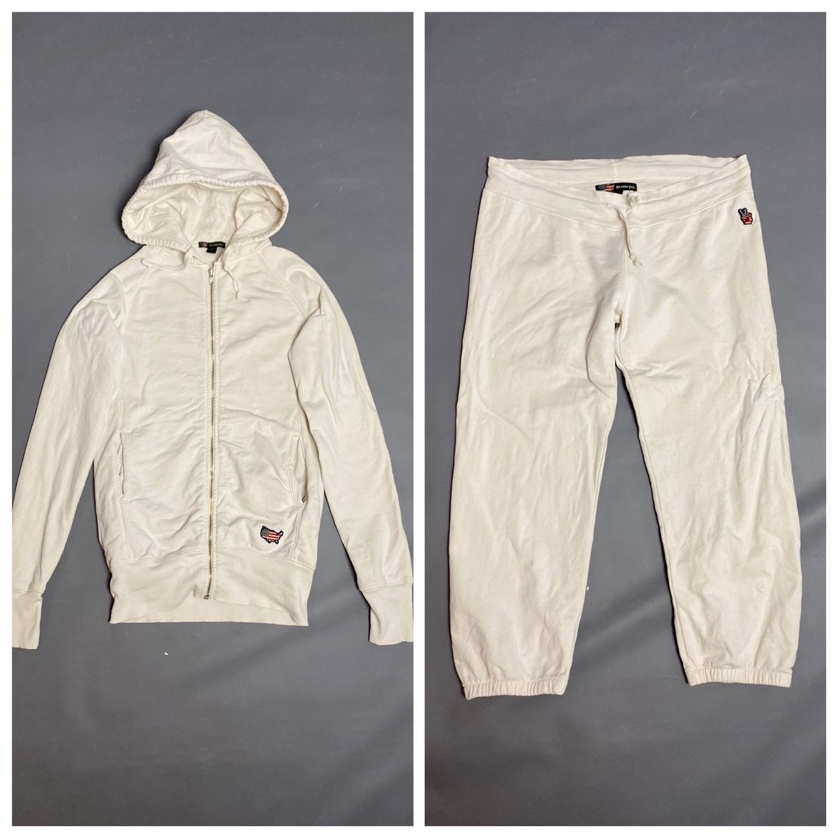 Christian Audigier The Same Guy Christian Audigier Sweatsuit Set Size S Ivory Size S / US 4 / IT 40 - 1 Thumbnail