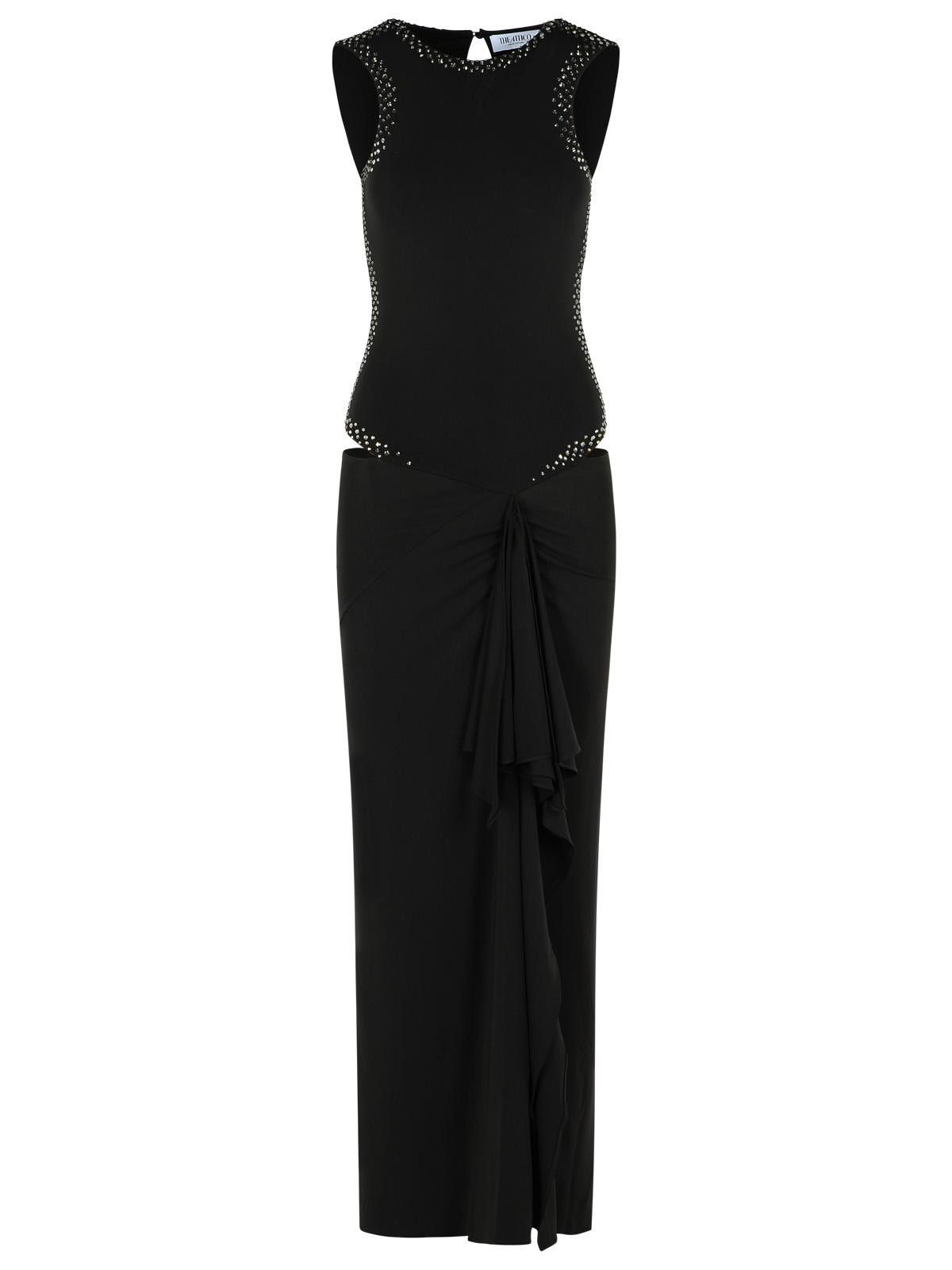 The Attico THE ATTICO Dress In Black Acetate Blend Size M / US 6-8 / IT 42-44 - 1 Thumbnail