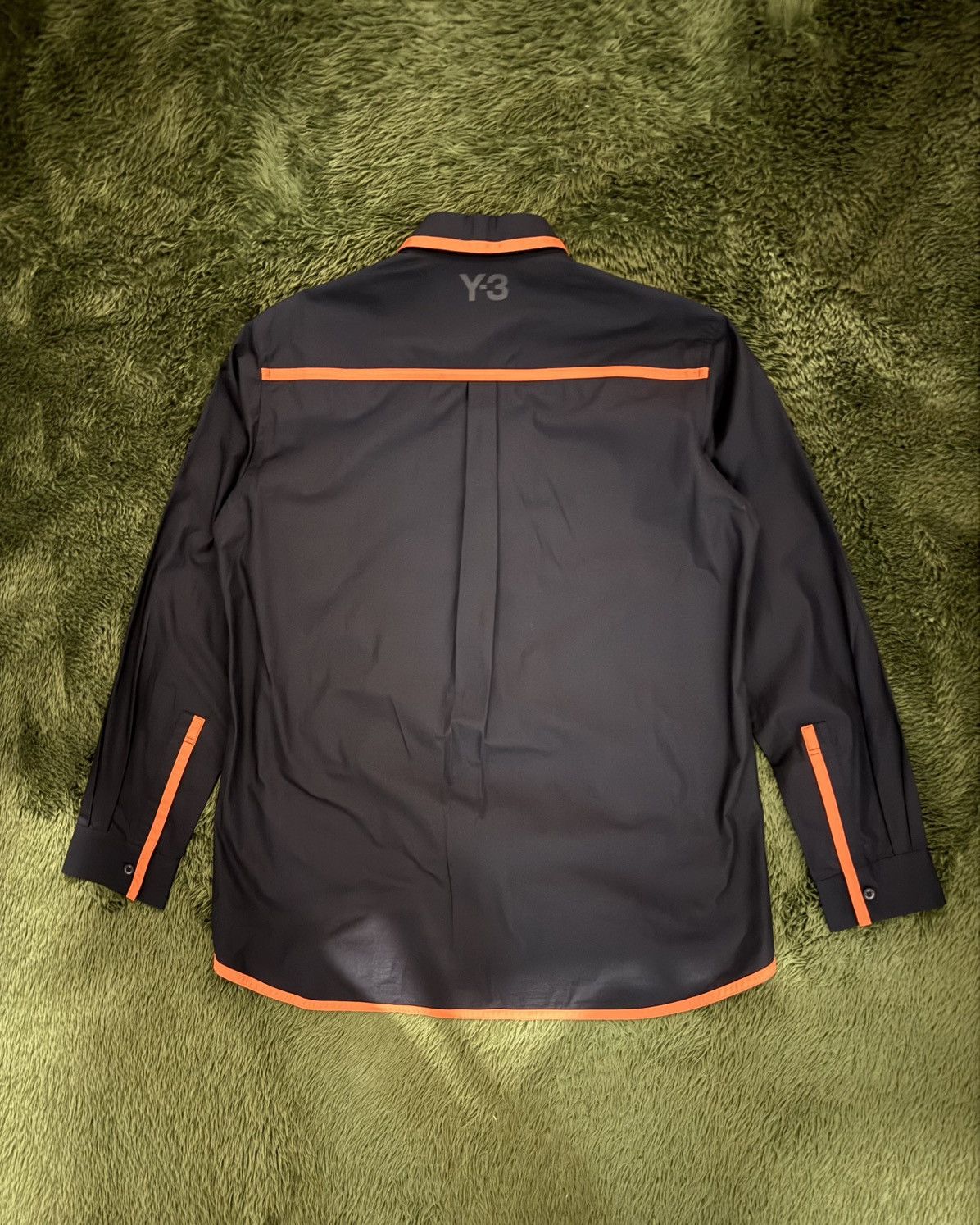 Y-3 [S] Y-3 Yohji Yamamoto 15SS Orange Line Cotton Shirt Size US S / EU 44-46 / 1 - 9 Thumbnail