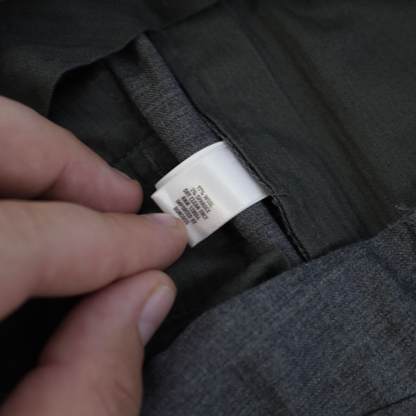 Bonobos DAMAGED Bonobos Slim Fit Wool Gray Dress Pants 28/33 Size 28 Size 28" / US 6 / IT 42 - 7 Thumbnail