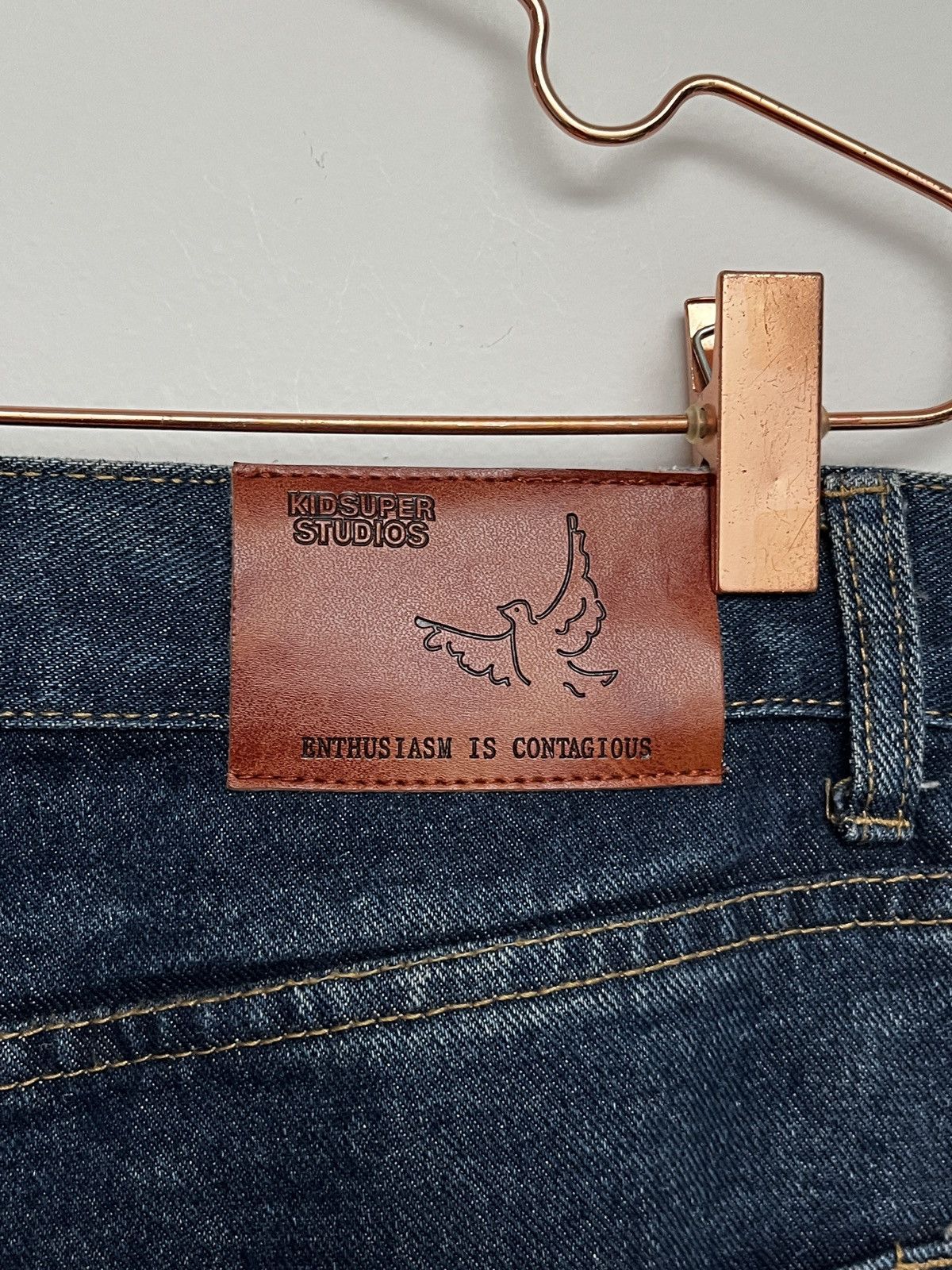 KidSuper Kid Super FW21 Stitched Face Jeans (unisex) Size US 30 / EU 46 - 15 Thumbnail