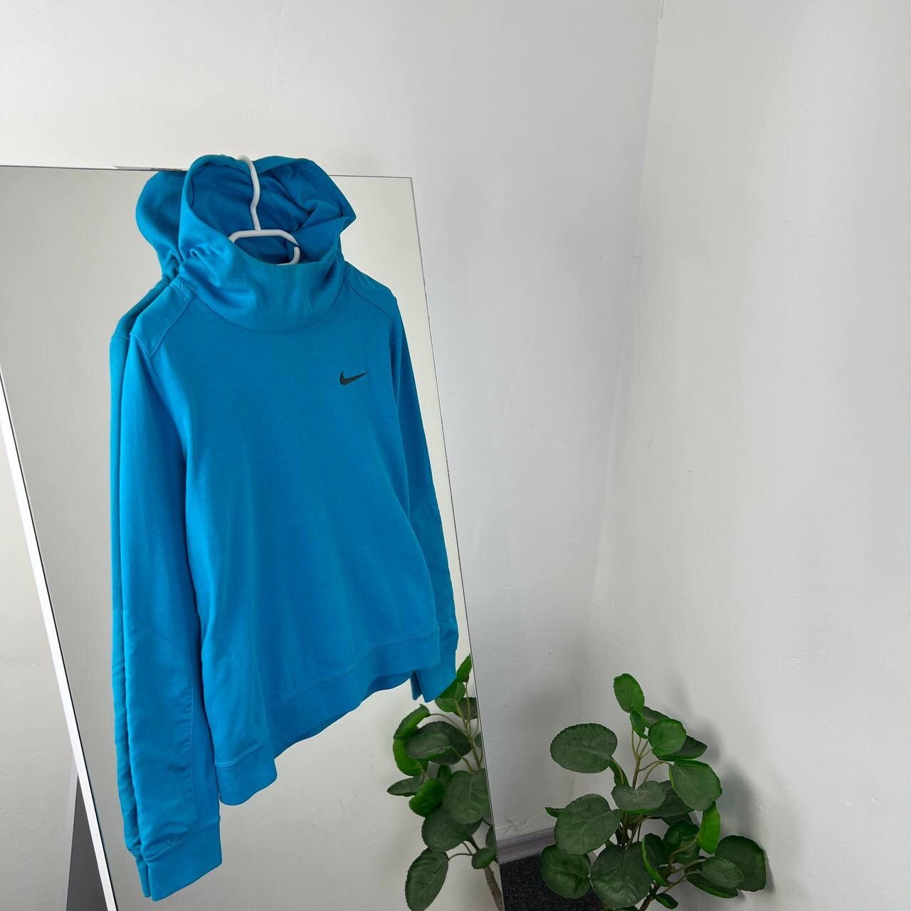 Nike Nike Ninja Hooded Mini Swoosh Y2K Style Boxy Fit Hoodie Size US S / EU 44-46 / 1 - 1 Thumbnail