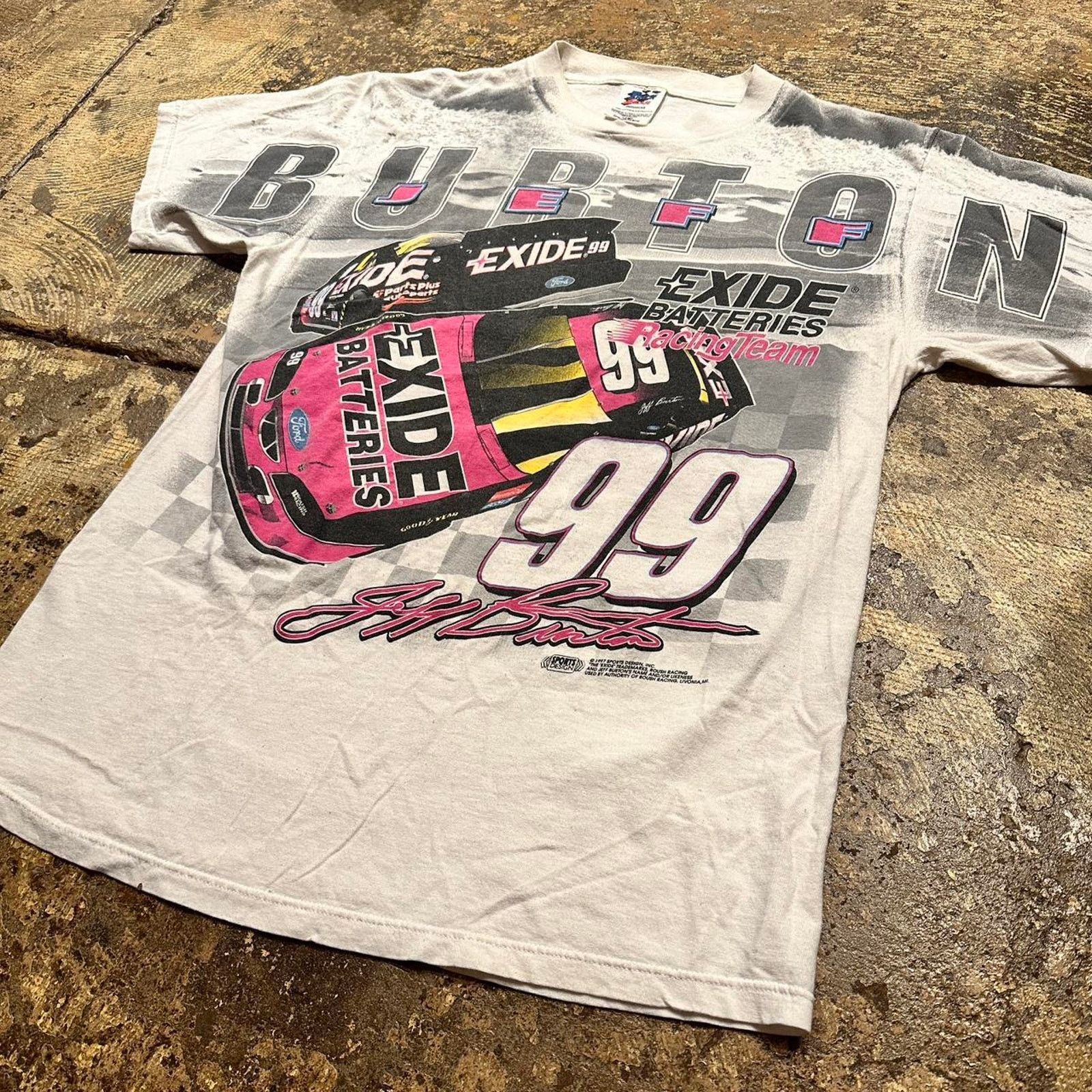 NASCAR Vintage 1999 nascar jeff burton Size US L / EU 52-54 / 3 - 7 Thumbnail