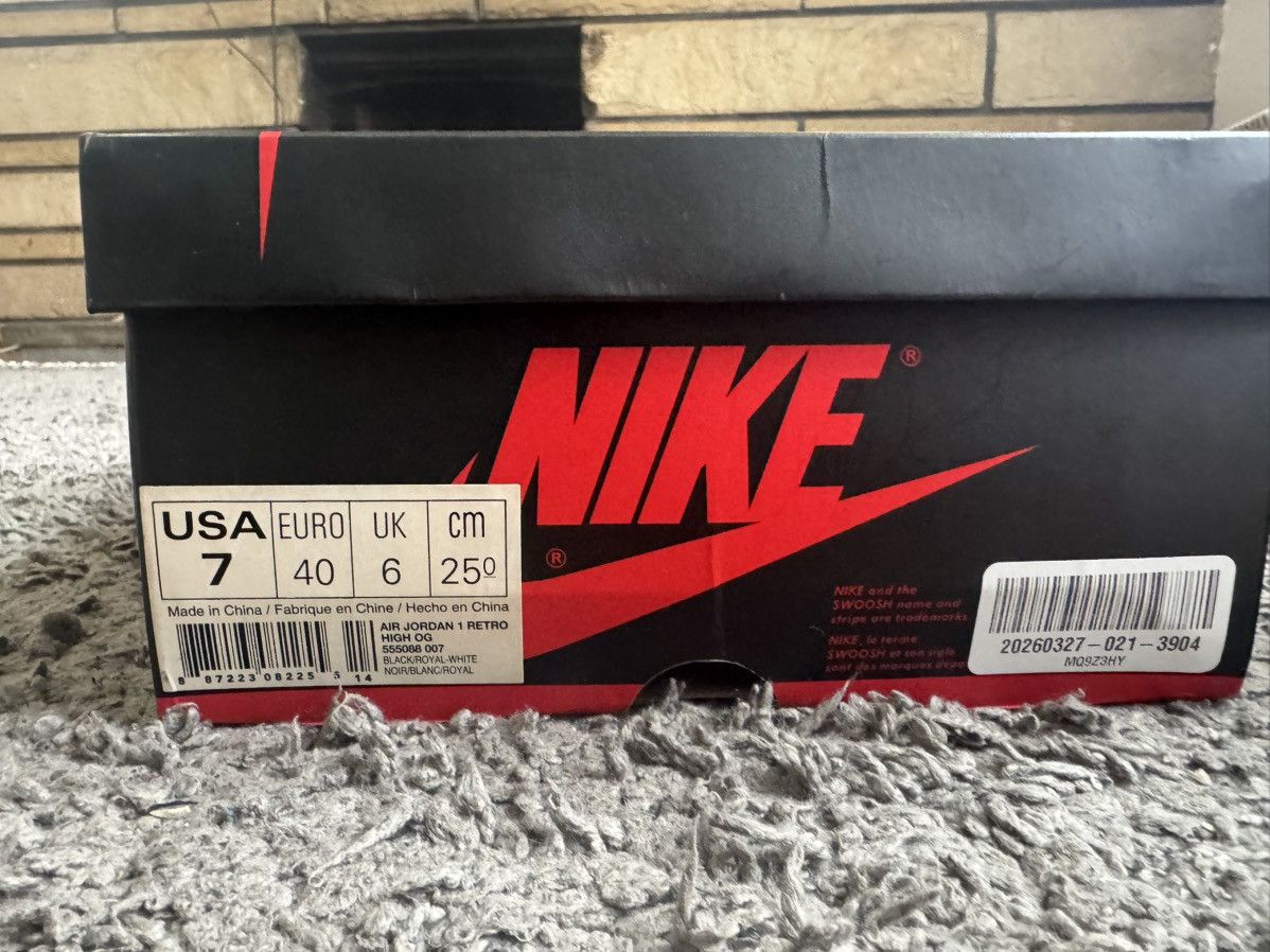 Jordan Brand Air jordan 1 royal 2017 release Size US 7 / EU 40 - 9 Thumbnail