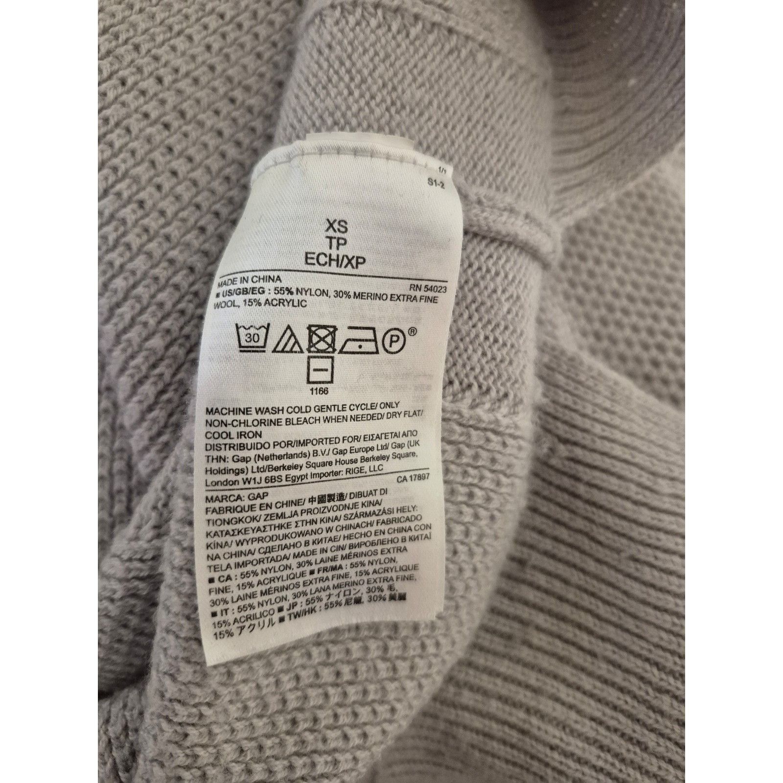 Gap GAP Body Wool Sweater Oversized Textured Scoop Neck Sweater Size XS / US 0-2 / IT 36-38 - 8 Thumbnail